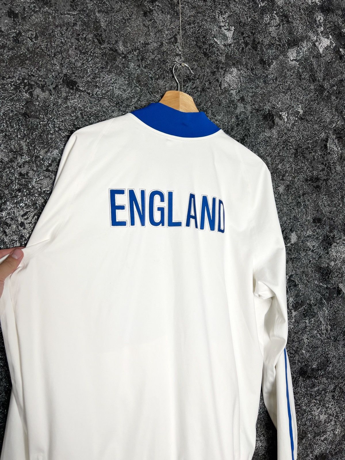 Nike × Vintage Blocekore Vintage Nike England Football Soccer Jacket Size US XL / EU 56 / 4 - 3 Thumbnail