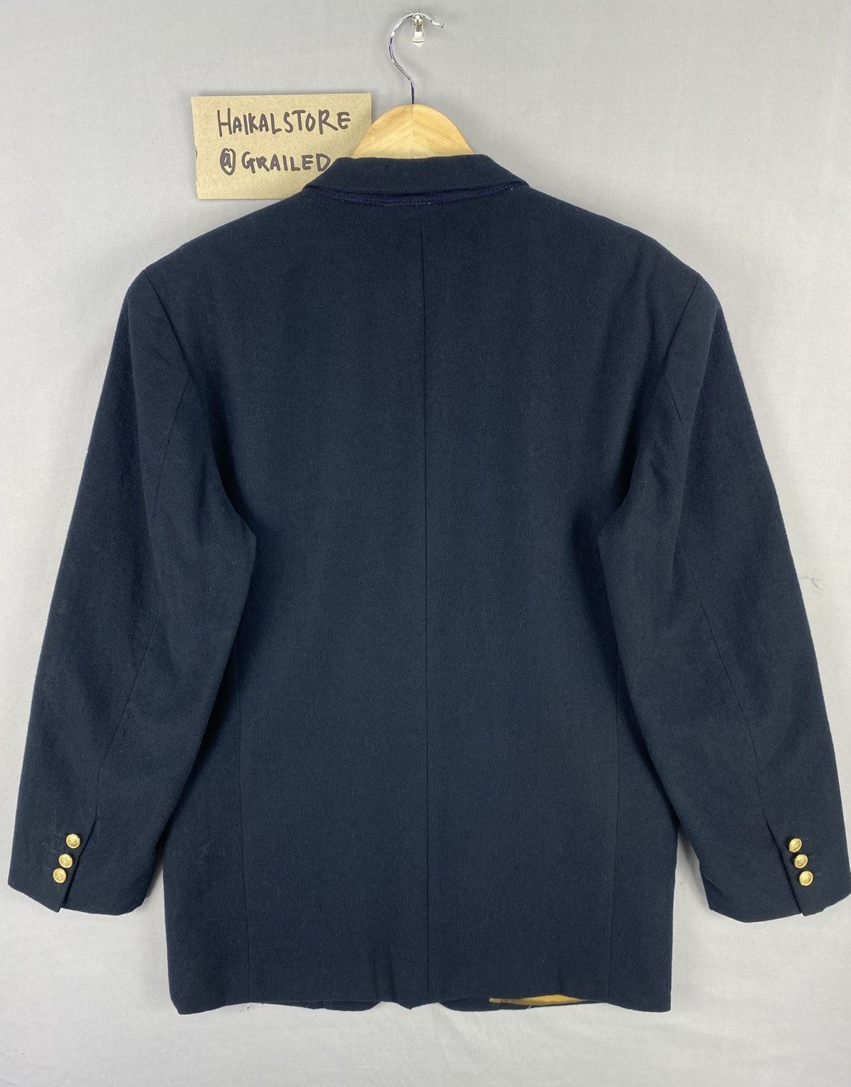 Japanese Brand Vintage Yohji Yamamoto Wool Coat Jacket Size US M / EU 48-50 / 2 - 4 Thumbnail