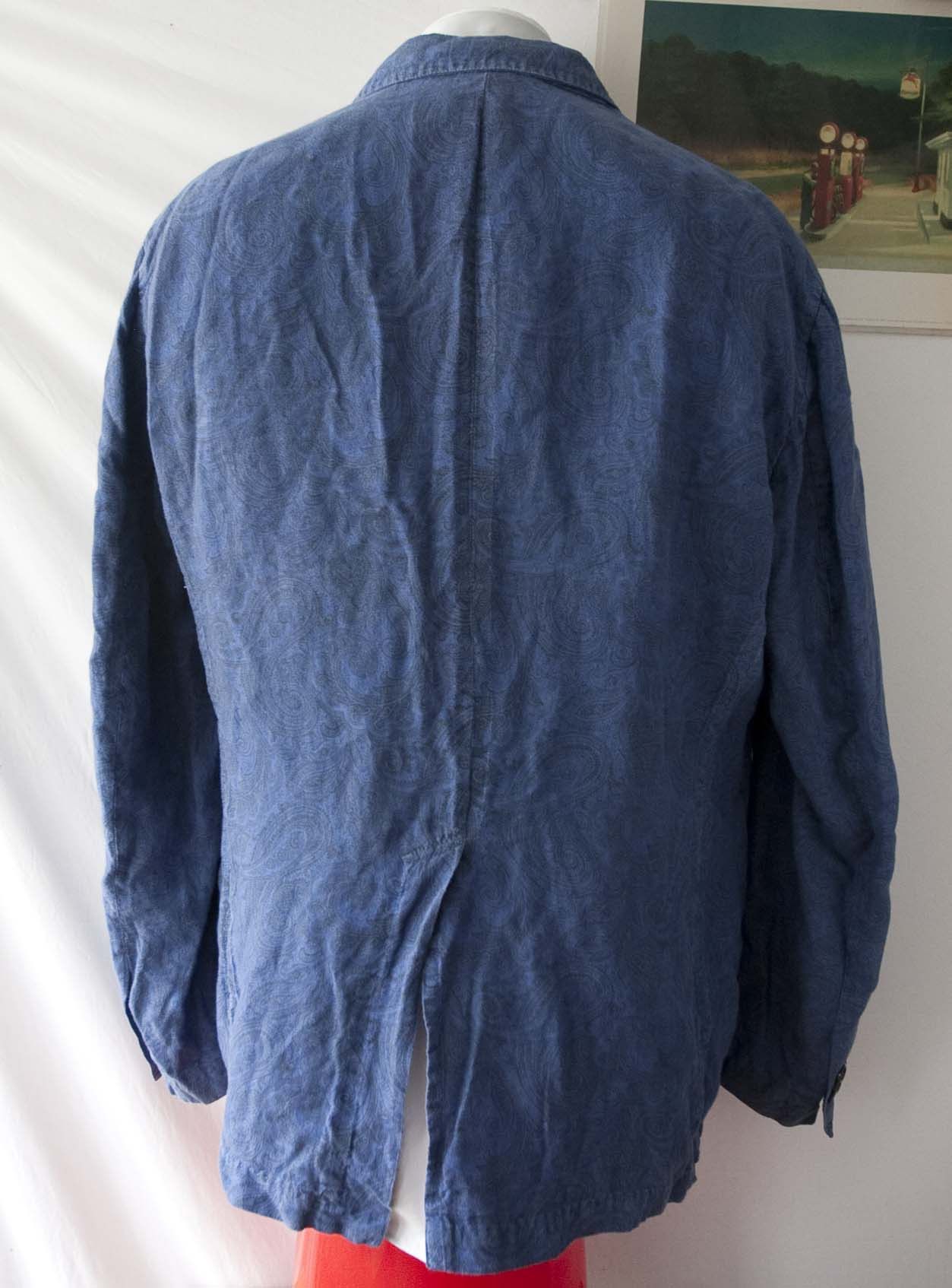 Etro Etro Jacket Paisley Size 2XL Surgeon Cuff Blue Size US XXL / EU 58 / 5 - 9 Thumbnail