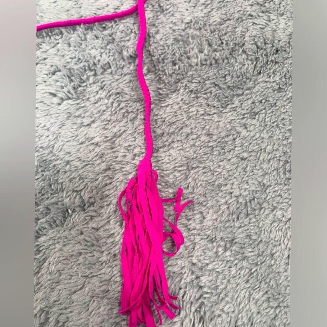Swims PilyQ Swim Top Smocked Sleeves Fuschia Pink Small S Pink Women Bikini Top Size S / US 4 / IT 40 - 6 Thumbnail