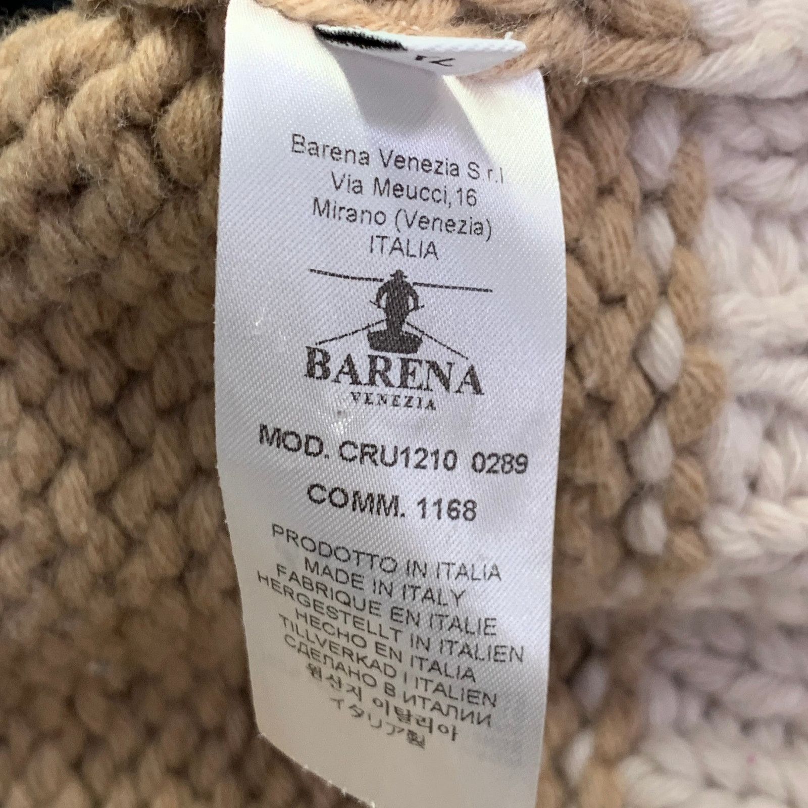 Barena Size XL Grey Brown Patchwork Virgin Shawl Collar Cardigan Size US XL / EU 56 / 4 - 13 Thumbnail