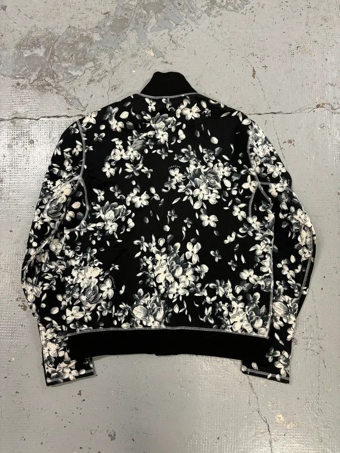 Givenchy SS2018 Givenchy Sample Black Floral Track Jacket Size US M / EU 48-50 / 2 - 6 Thumbnail