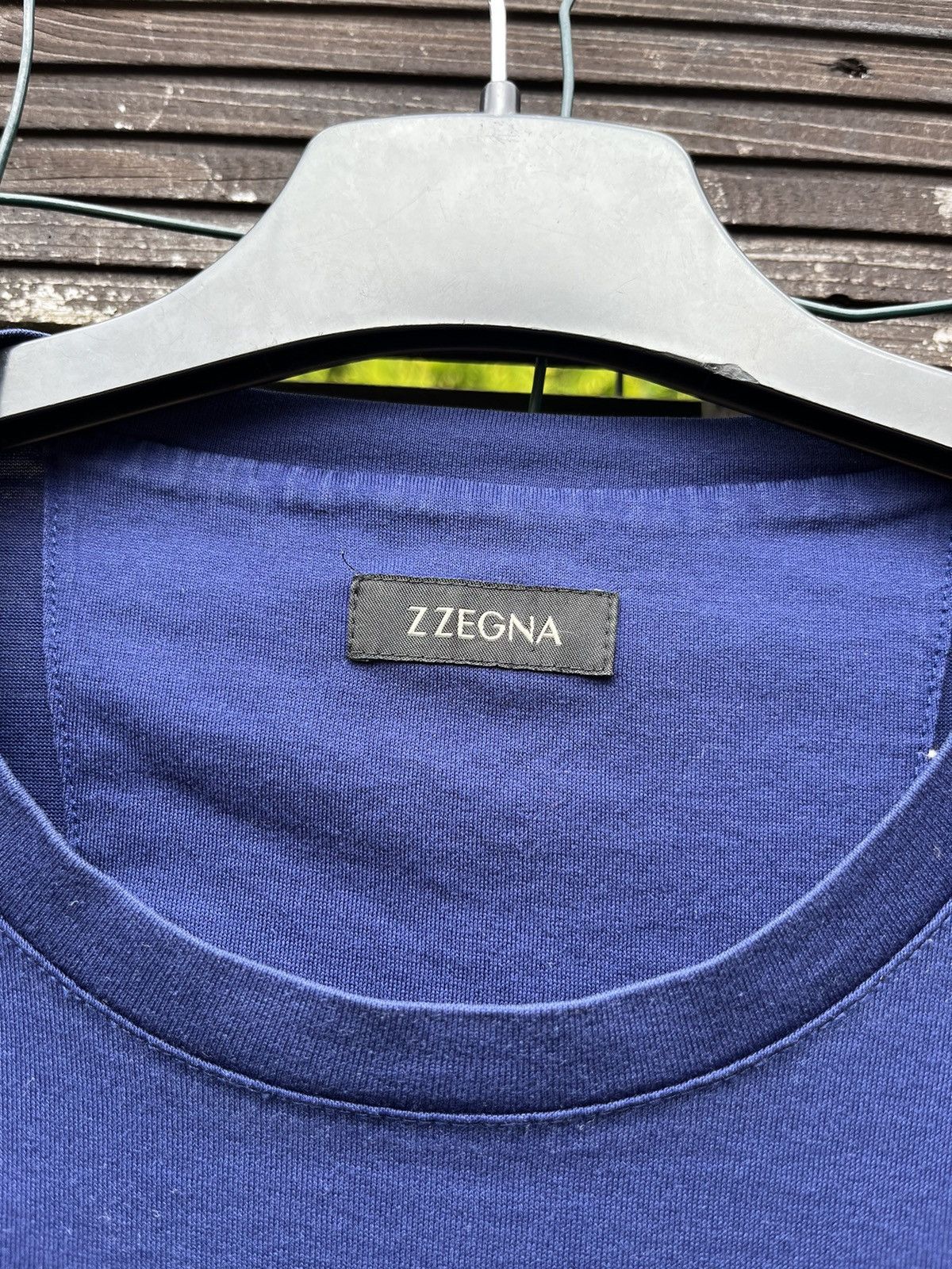 Ermenegildo Zegna 🔵 Z ZEGNA BIG LOGO LUXURY HYPE T SHIRT Y2K TEE Size US S / EU 44-46 / 1 - 6 Thumbnail