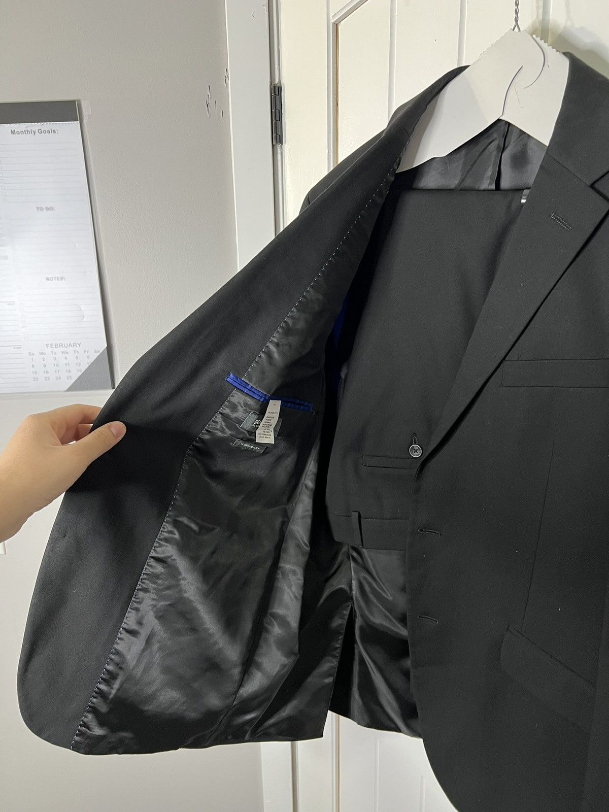 Kenneth Cole ReactionKennethColeTechni-Cole(42L)+Bottoms 36Wx30LBelt Incl Size 42L - 2 Thumbnail