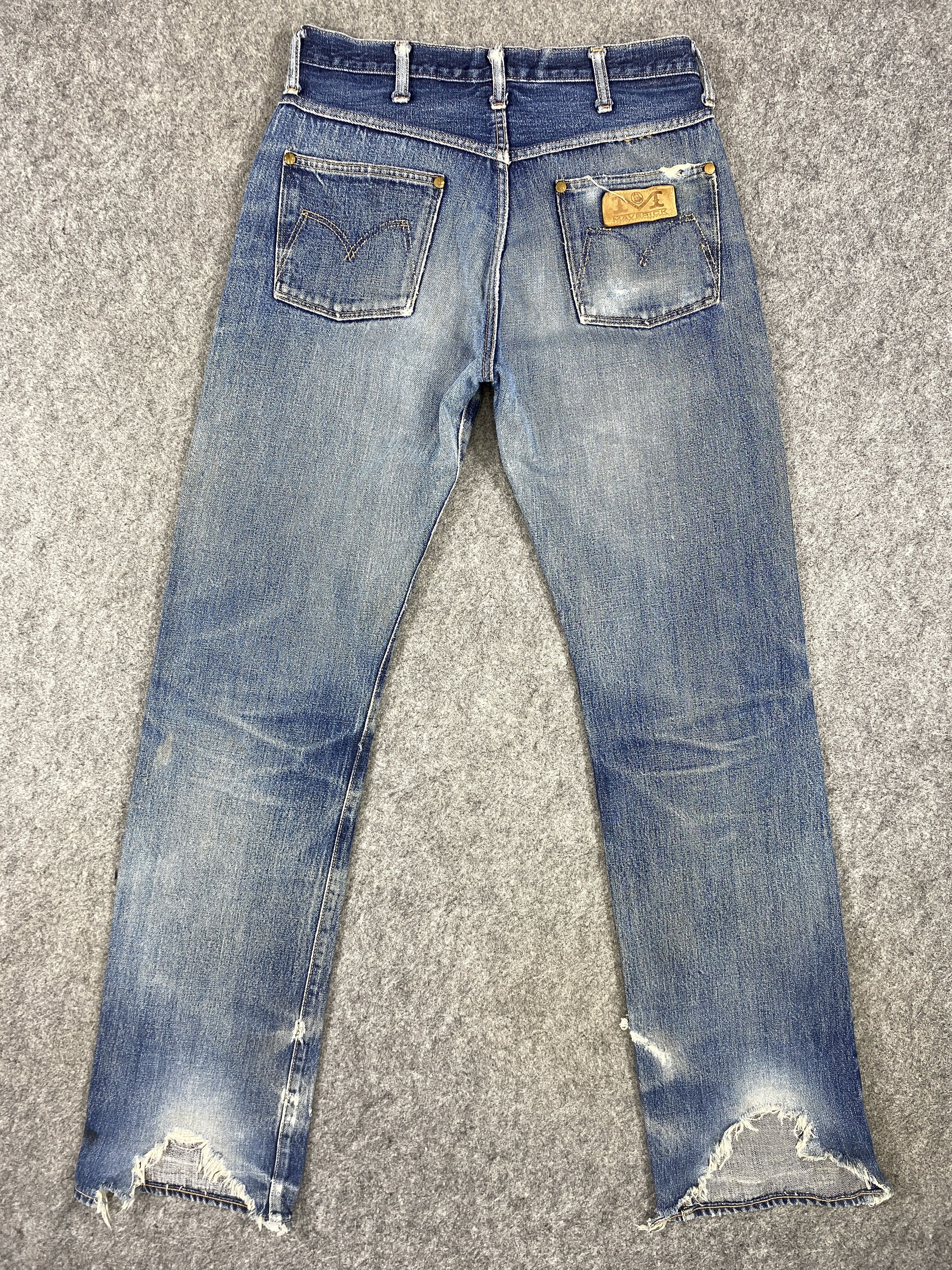 Kapital Vintage Redline Maverick kapital style 29x35 Denim -JN1309 Size US 29 - 2 Thumbnail
