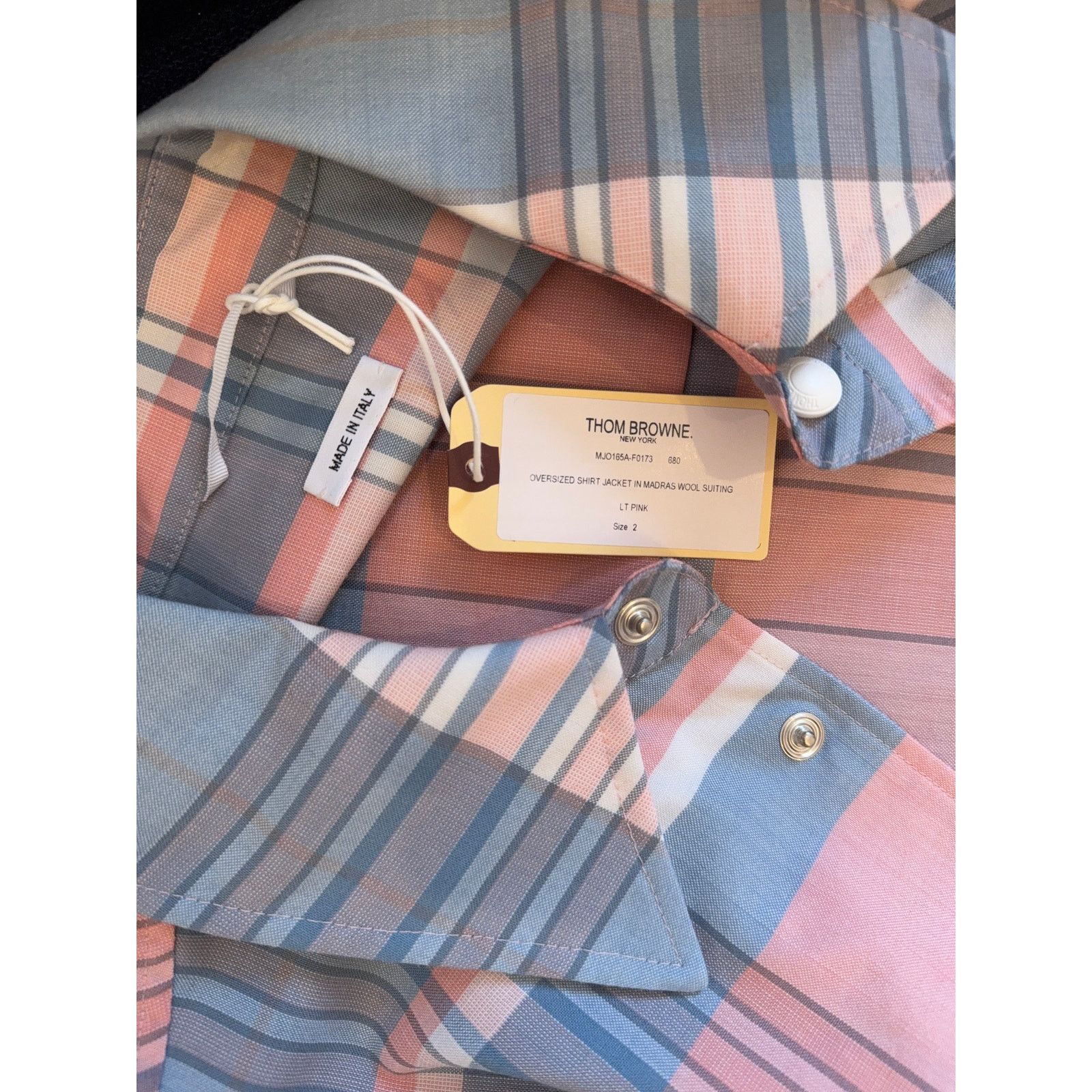 Thom Browne $2360 Thom Browne Oversized Shirt Jacket - 2 Size US M / EU 48-50 / 2 - 4 Thumbnail