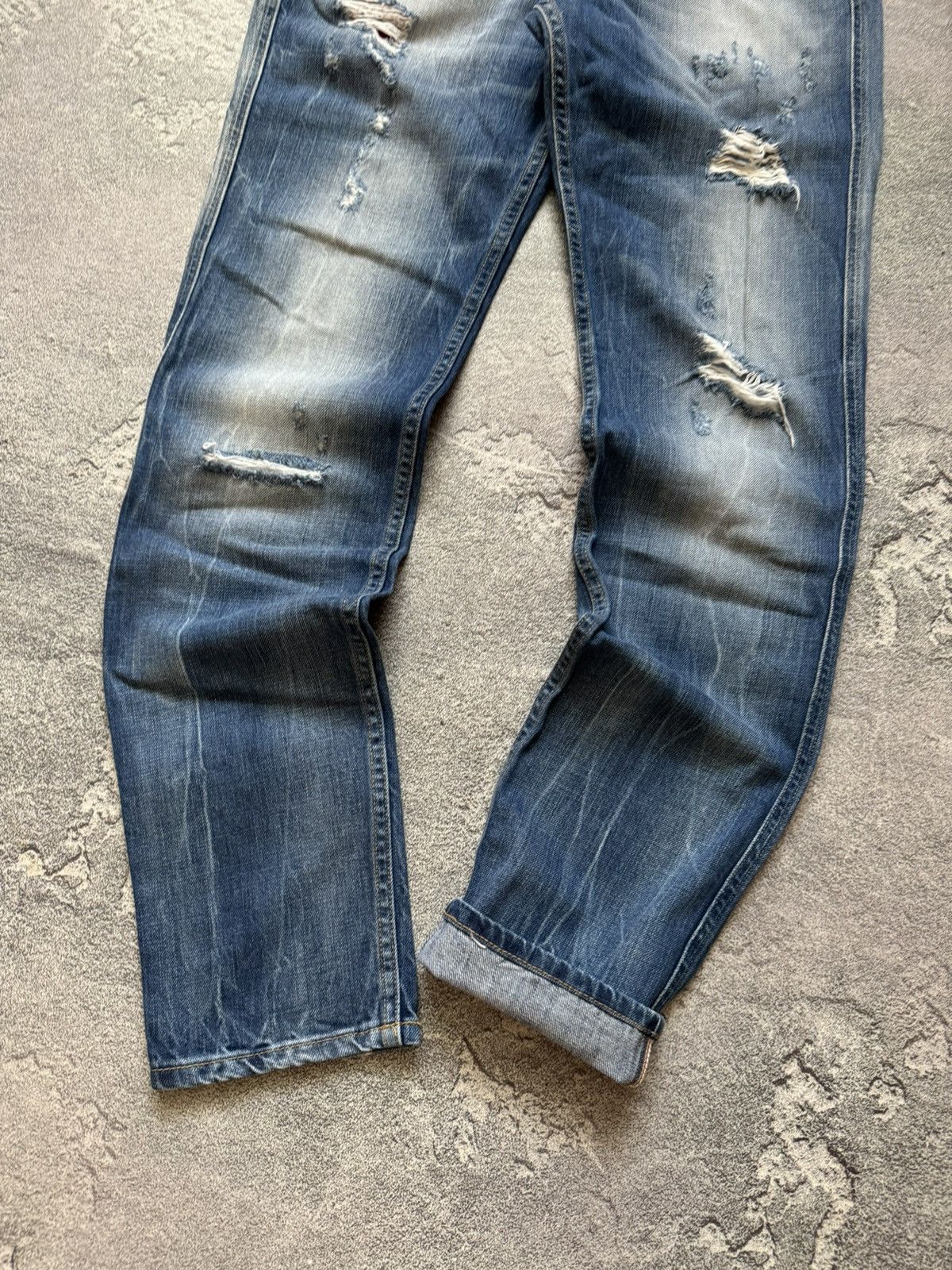 Replay × Vintage Replay 30/32 anbass Distressed denim pant trouser Jean chino Size US 30 / EU 46 - 3 Thumbnail