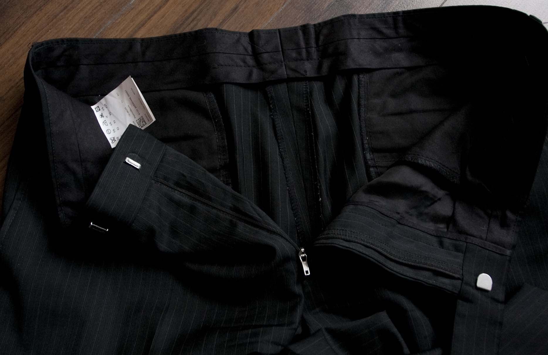 Hugo Boss Hugo Boss Pants Paolini Size 37x31 Dark Gray Stripe Size US 37 - 6 Thumbnail