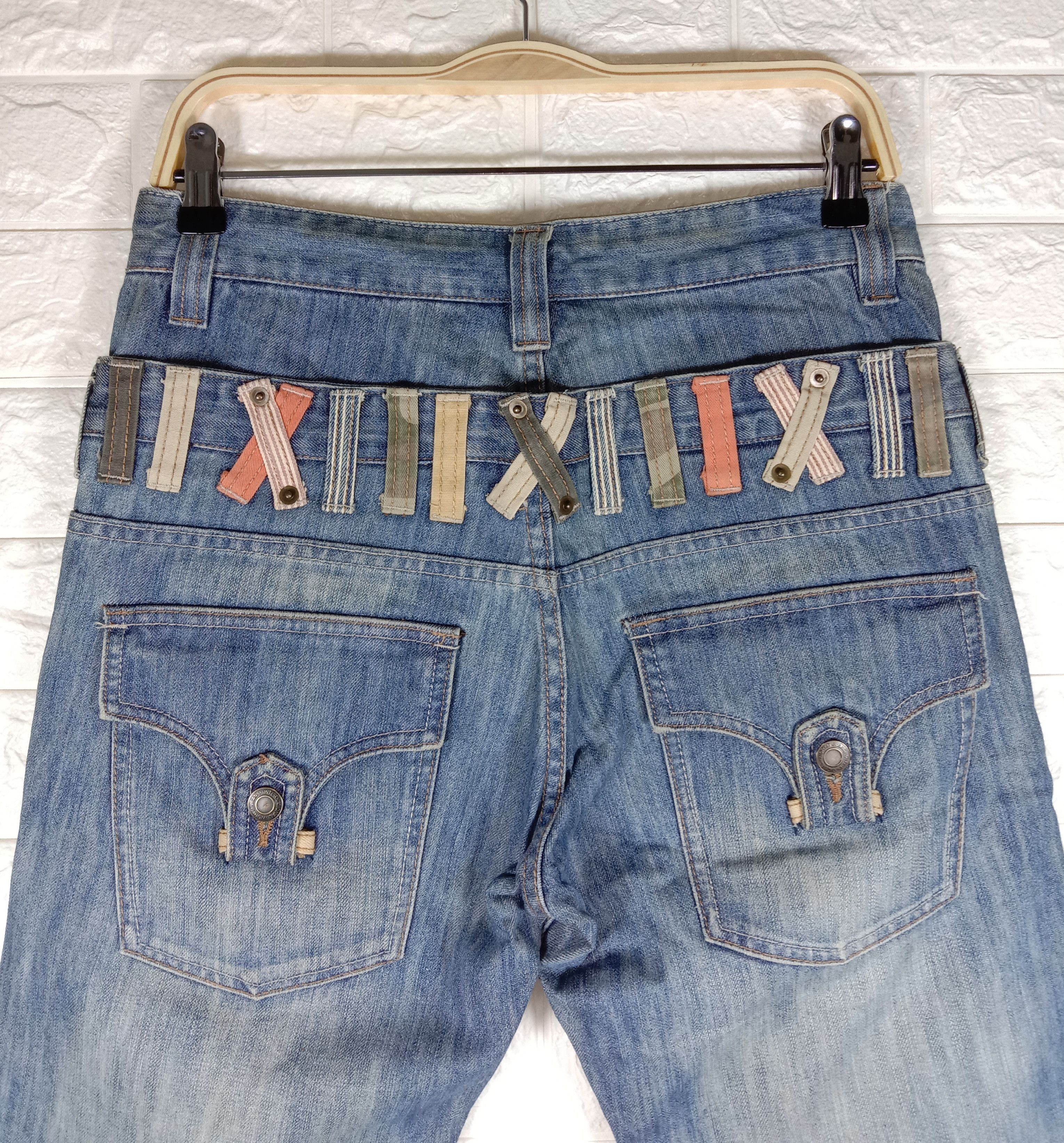 Japanese Brand Vintage Hybrid Japanese Double Waist Jeans Size US 31 - 6 Thumbnail