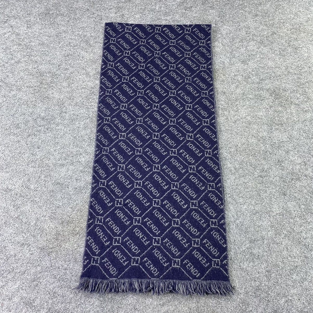 Fendi × Vintage Fendi full Print Scarf / Muffler / Neckwear - T1399 Size ONE SIZE - 3 Thumbnail