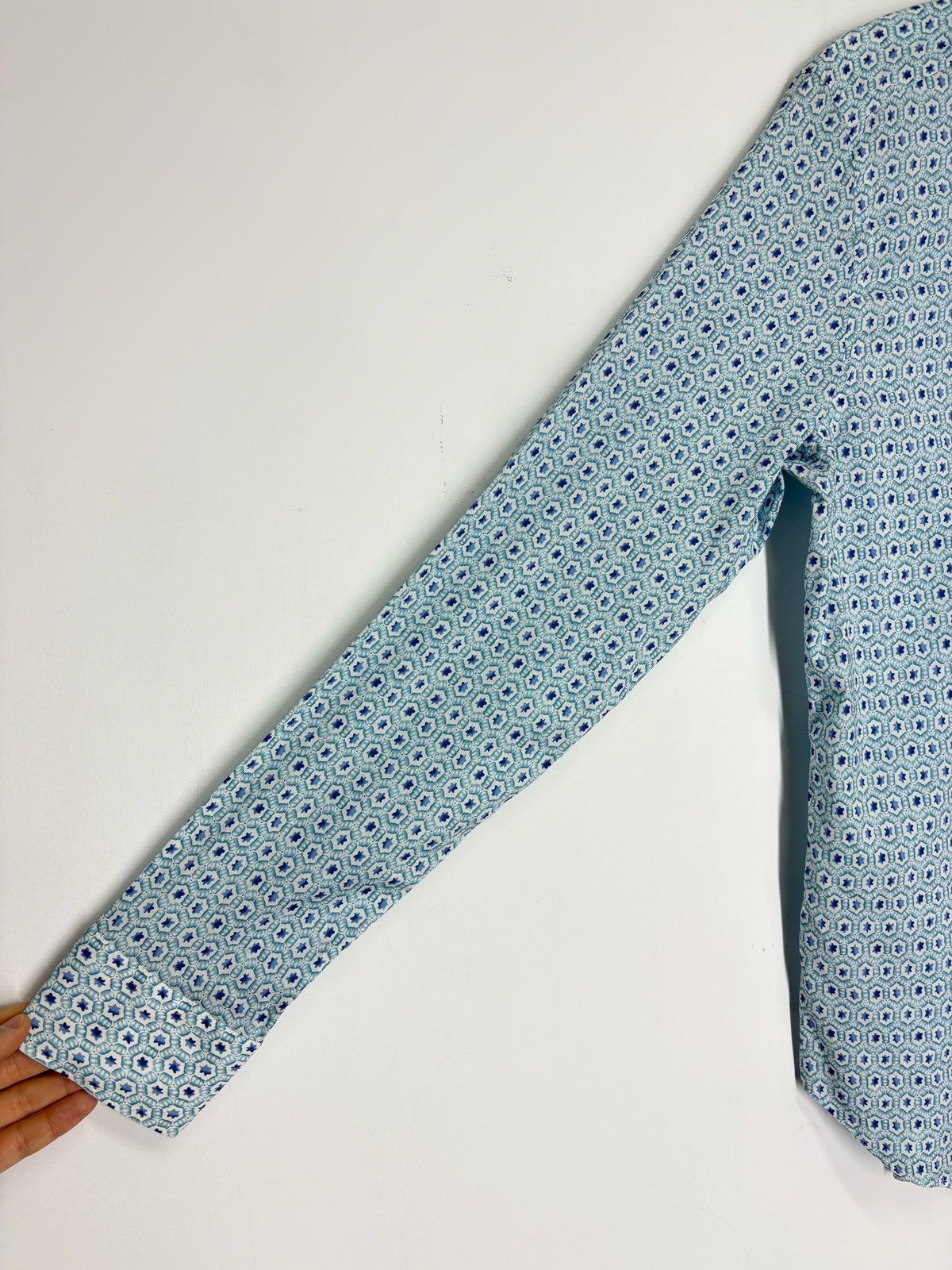 Fedeli Fedeli for Bongenie Grieder Luxury All Over Print Shirt Size US L / EU 52-54 / 3 - 10 Thumbnail