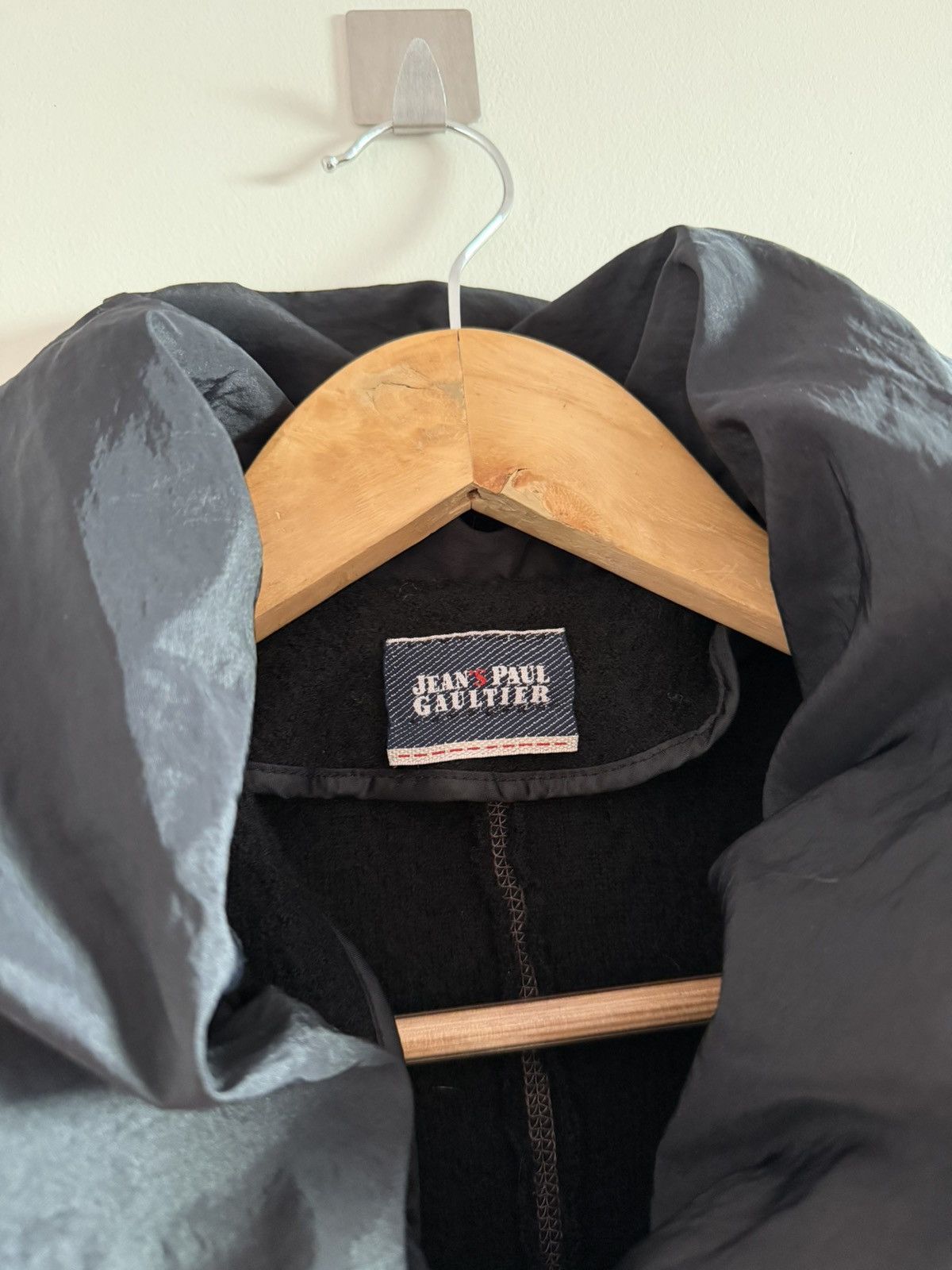 Jean Paul Gaultier Jean Paul Gaultier Wool Jacket with Nylon Panels Size M / US 6-8 / IT 42-44 - 3 Thumbnail
