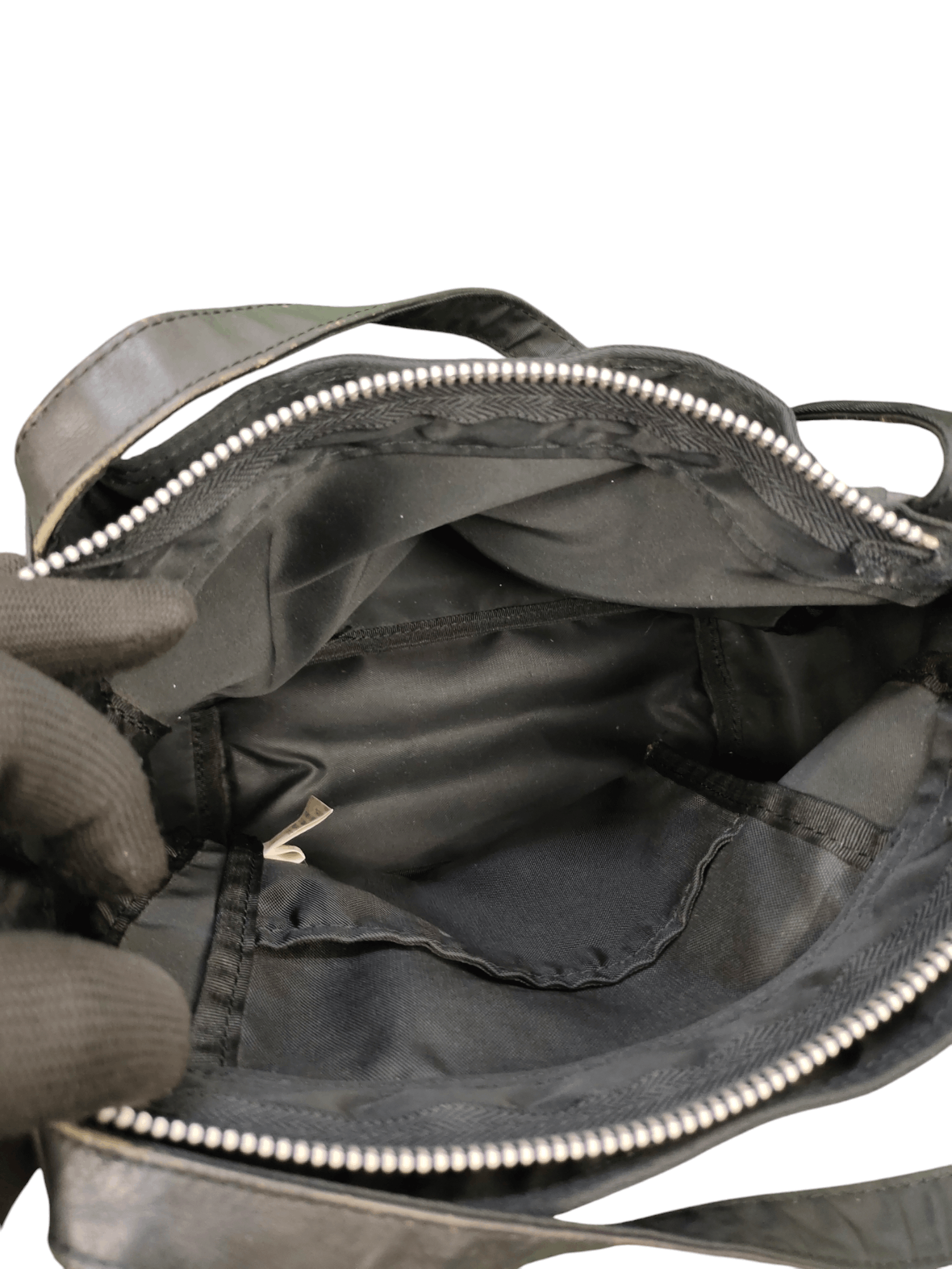 Yohji Yamamoto Ysaccs Pour Femme Yohji Yamamoto Nylon Leather Tote Bag Size ONE SIZE - 18 Thumbnail