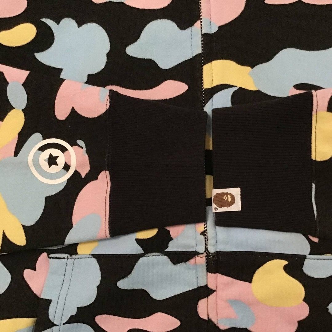 Bape BAPE Multi camo shark full zip hoodie cotton candy camo APE Size US M / EU 48-50 / 2 - 6 Thumbnail