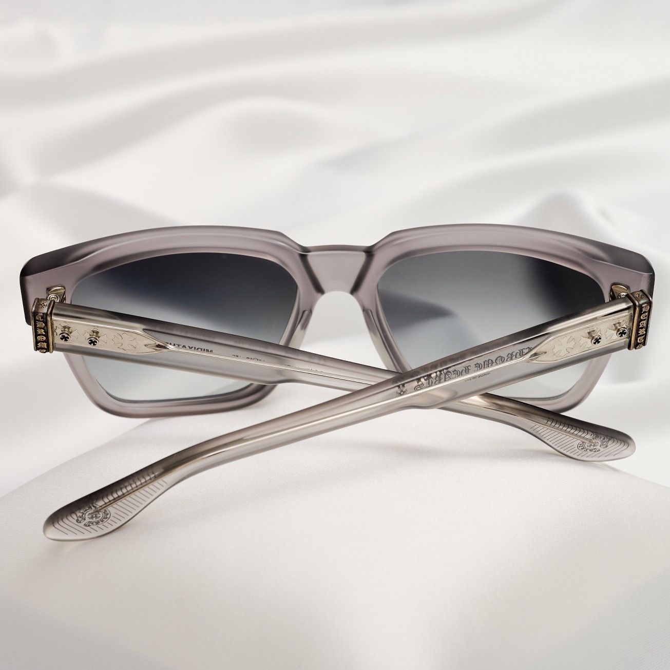 Chrome Hearts CHROME HEARTS MIDIXATHRILL I MATTE GREY SUNGLASSES Size ONE SIZE - 7 Thumbnail