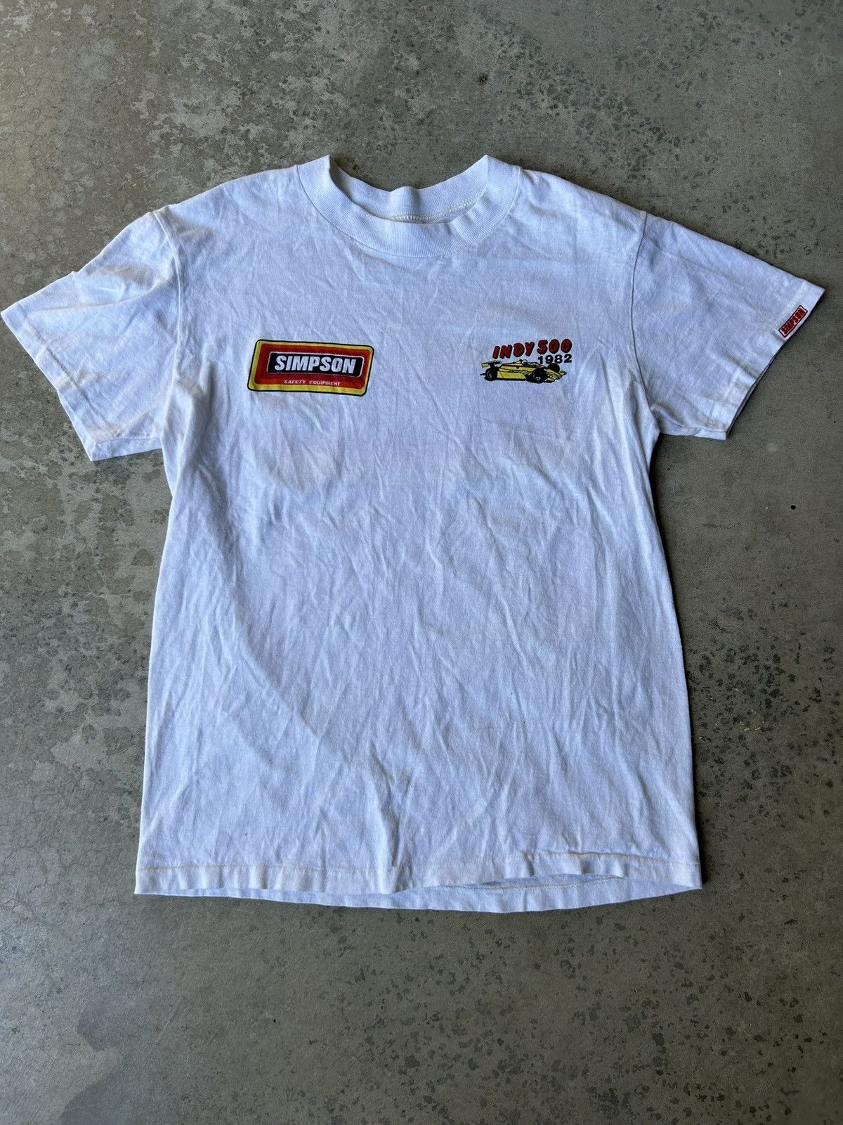 Vintage Vintage 1981 Simspon Racing Indy 500 Size US S / EU 44-46 / 1 - 1 Thumbnail