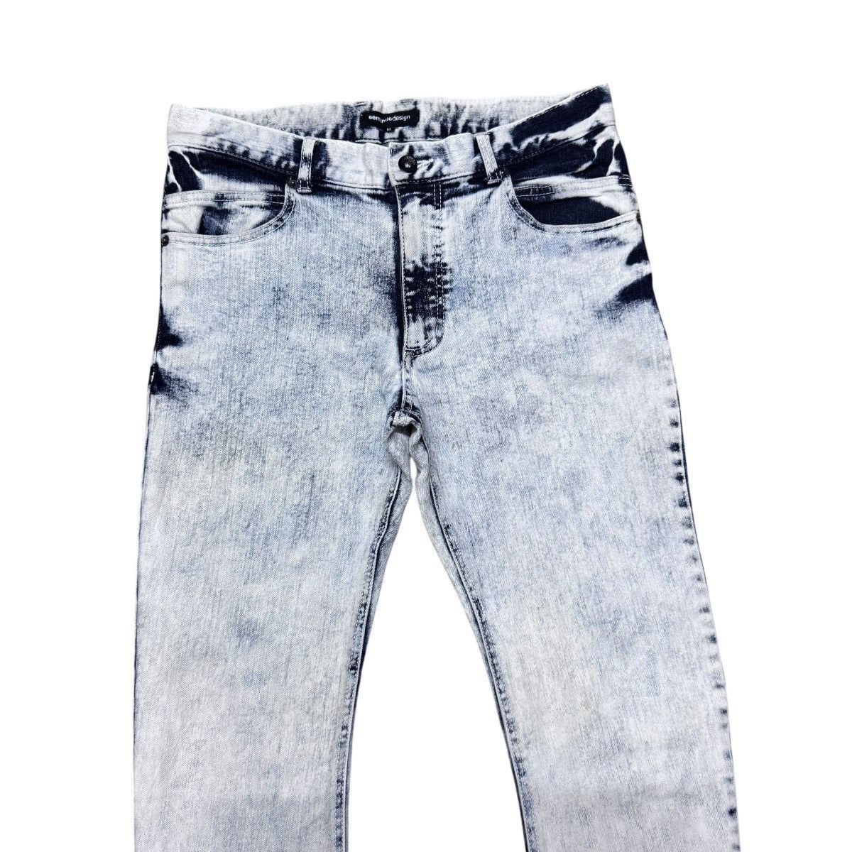 semanticdesign Semantic Design Acid Wash Denim Skinny Jeans Size US 30 / EU 46 - 3 Thumbnail