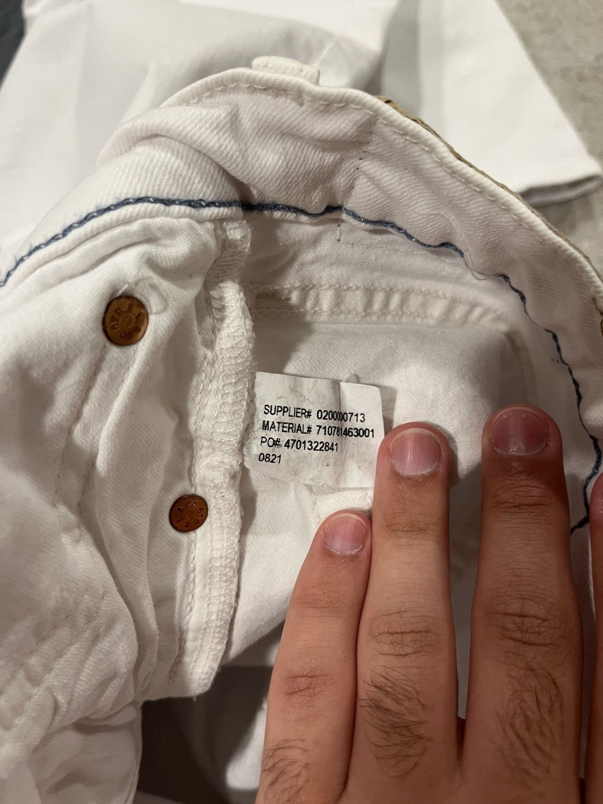 Polo Ralph Lauren White Polo Ralph Lauren Jean Size US 34 / EU 50 - 5 Thumbnail