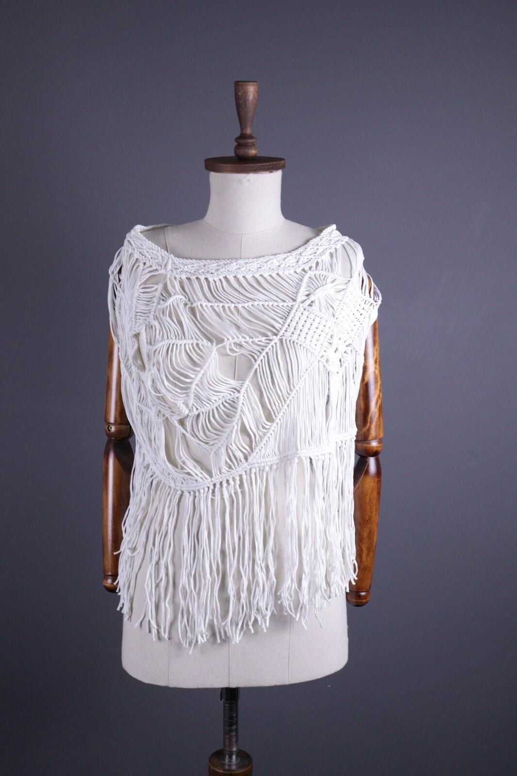 Denim & Supply Ralph Lauren Denim & Supply Ralph Lauren White Lace Top Shirt Size L Size L / US 10 / IT 46 - 1 Thumbnail