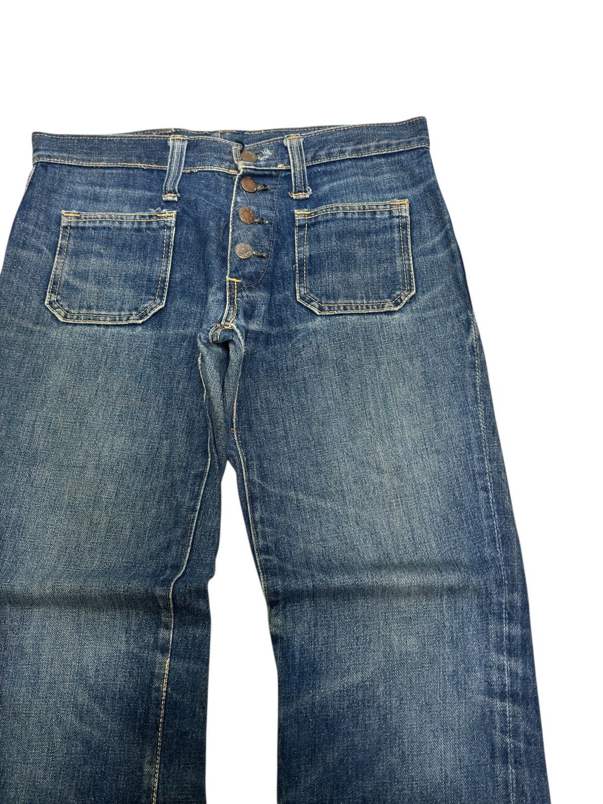 Hysteric Glamour Mc Campbell Release Hem Flare Denim Shorter Inseam Fit Size US 30 / EU 46 - 5 Thumbnail