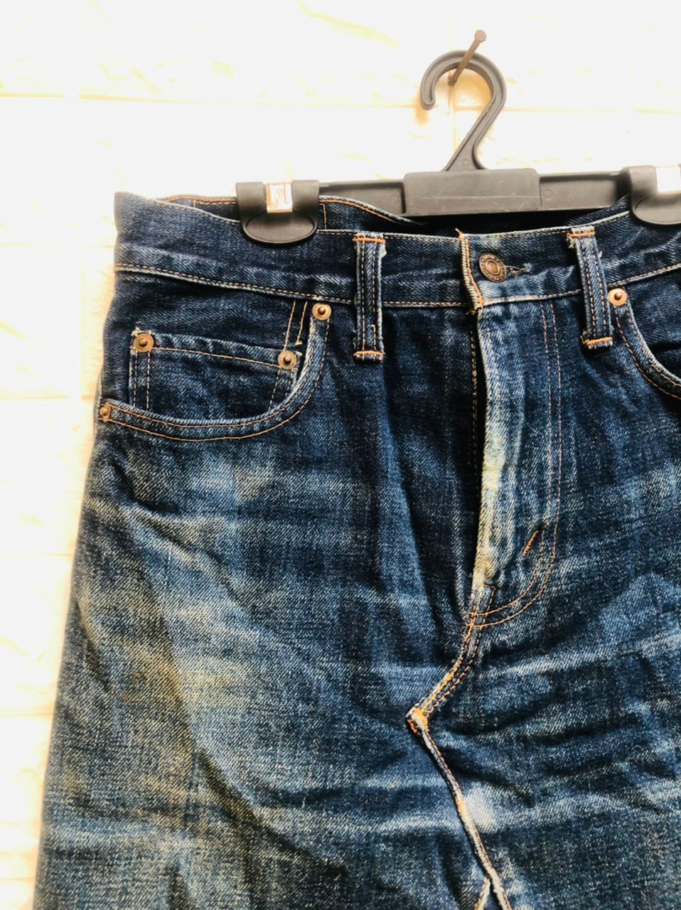 Denime × Japanese Brand × Vintage Vintage Denime Skirt Japanese Designer Fashion Style Size 29" - 3 Thumbnail