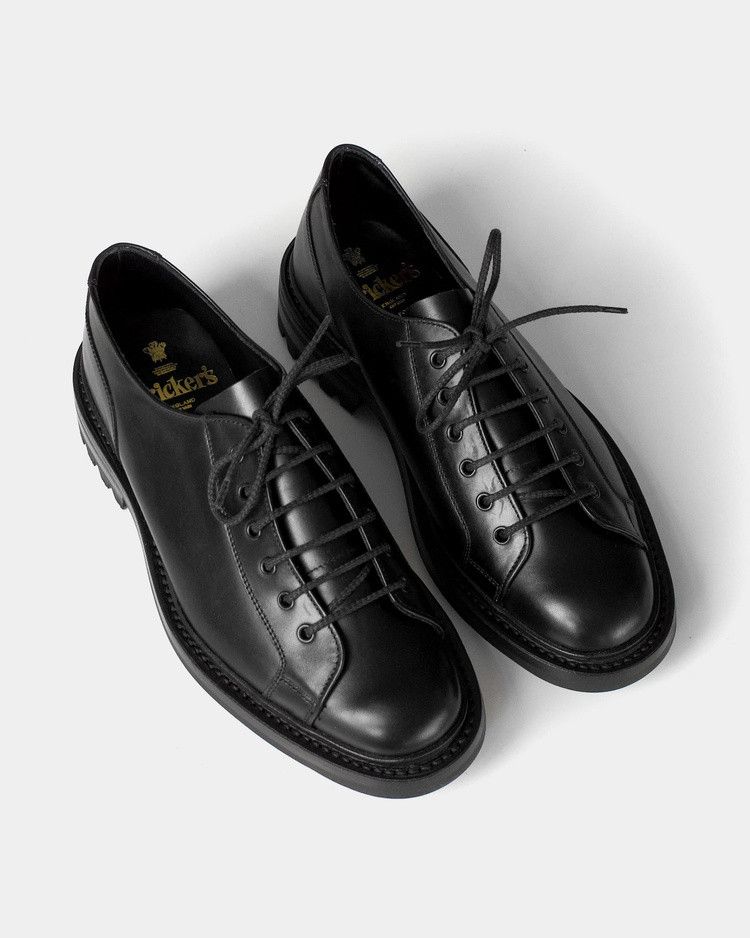 image of James Coward x Trickers Monkey Shoe in Black, Men's (Size 9)