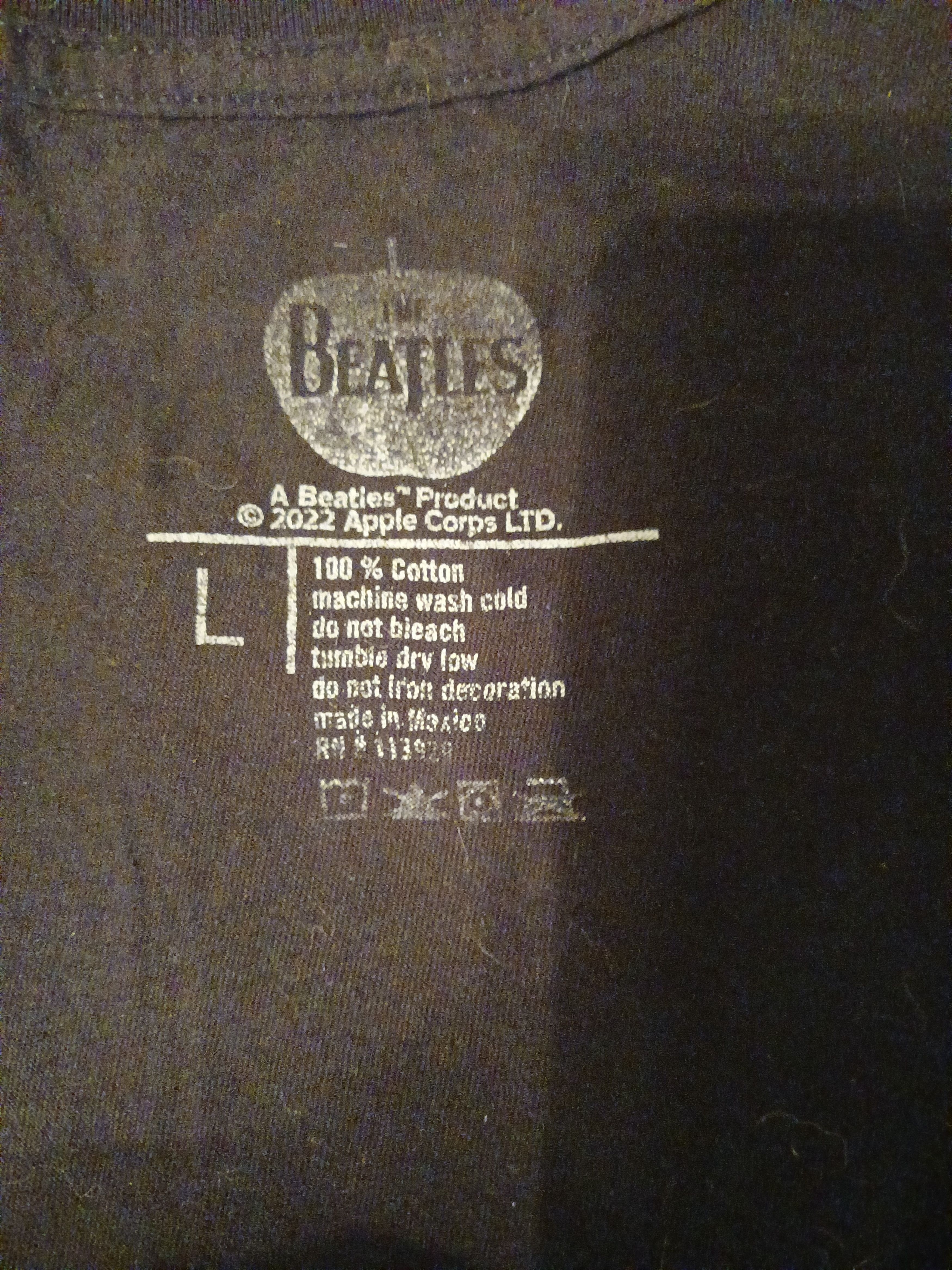 Band Tees Beatles " let It Be" 100% Cotton T-Shirt Size US L / EU 52-54 / 3 - 3 Thumbnail