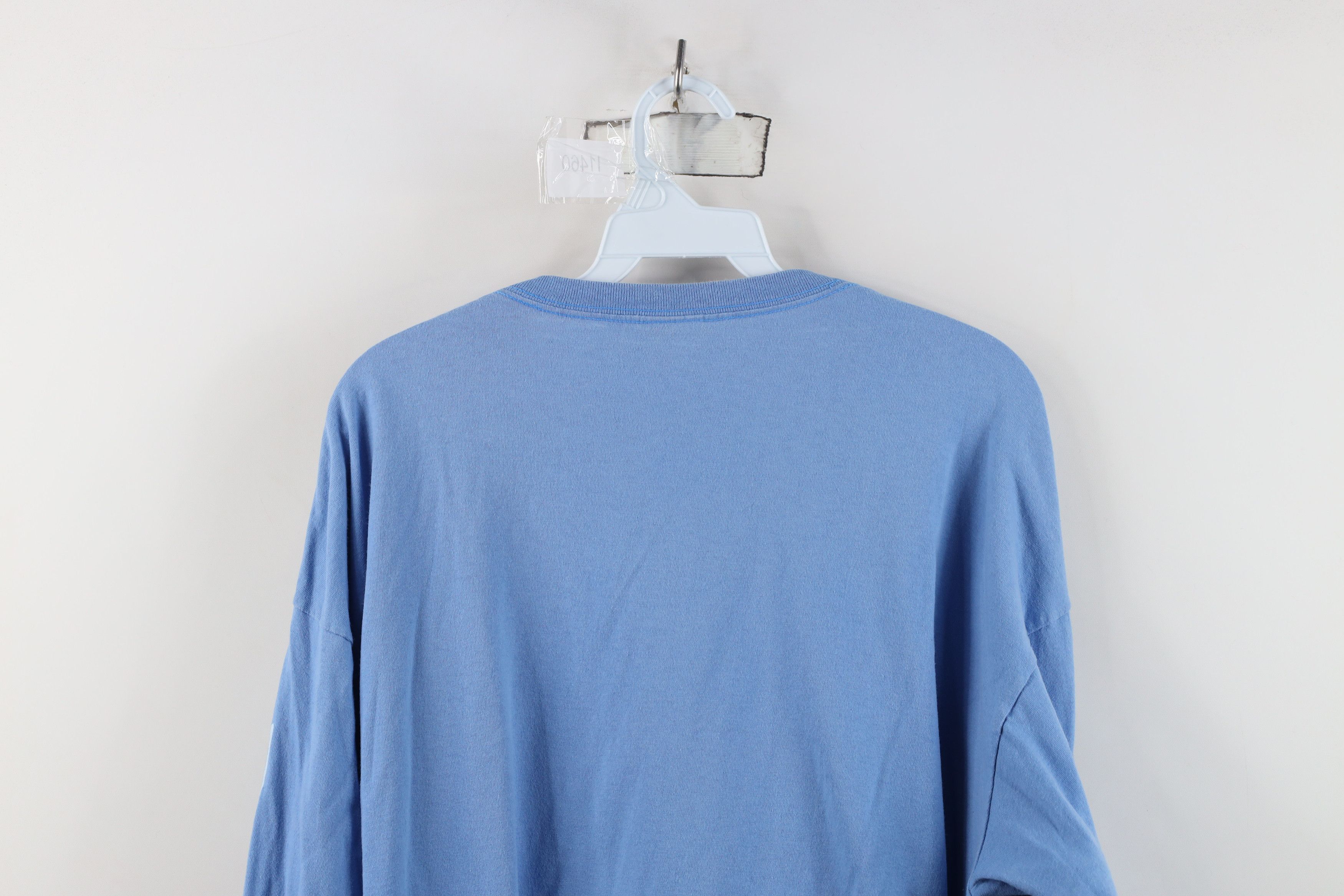 Nike Vintage Y2K Nike Air Jordan Long Sleve T-Shirt Blue USA Size US XL / EU 56 / 4 - 14 Thumbnail
