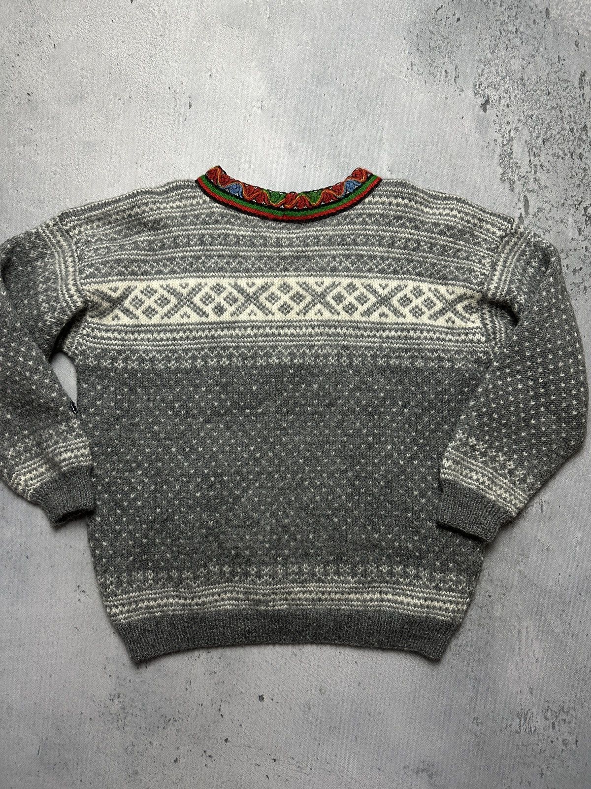 Dale Of Norway Norwegian wool Dale Garn Pure New Wool Cardigan Knit Vintag Size M / US 6-8 / IT 42-44 - 2 Thumbnail