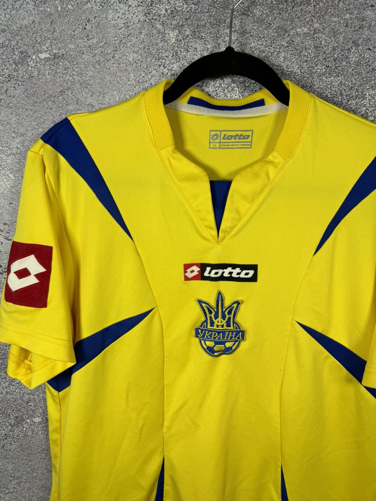Lotto Sport × Vintage Vintage Ukraine National Team 2006 Lotto Soccer Jersey Large Size US L / EU 52-54 / 3 - 5 Thumbnail