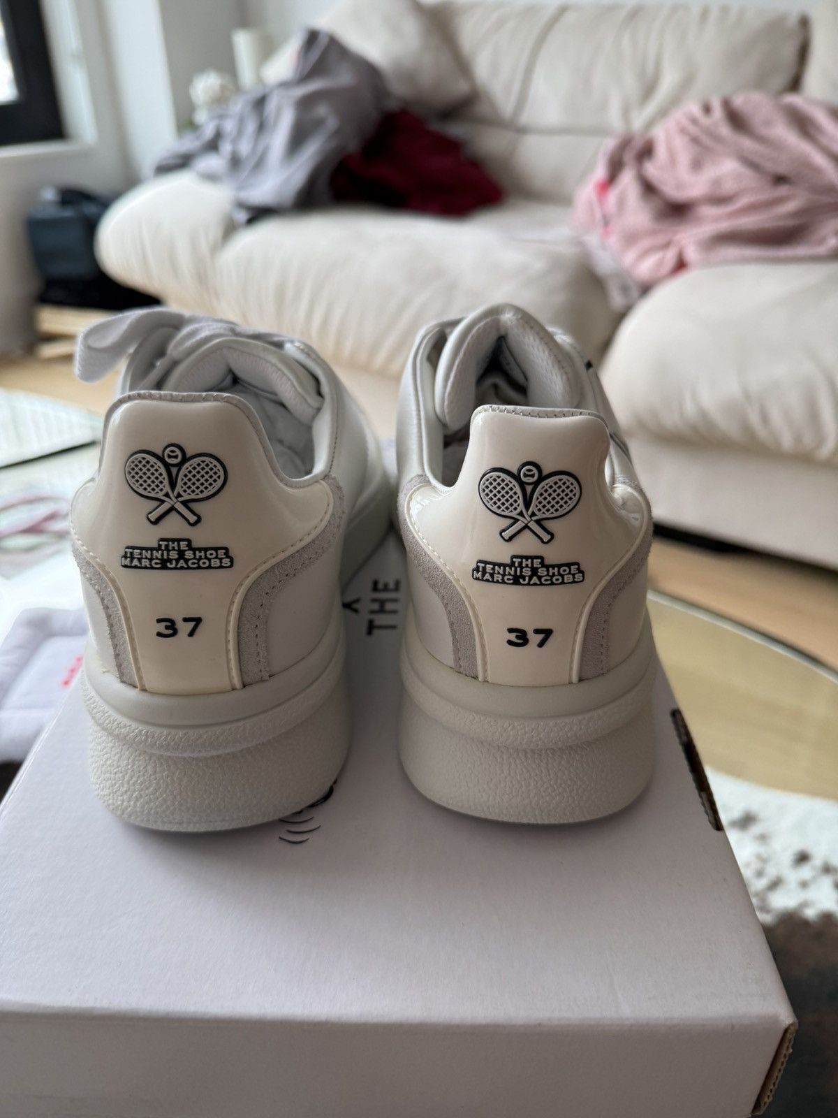 Marc Jacobs × Peanuts MARC JACOBS X PEANUTS WHITE SNEAKERS Size US 7 / IT 37 - 3 Thumbnail