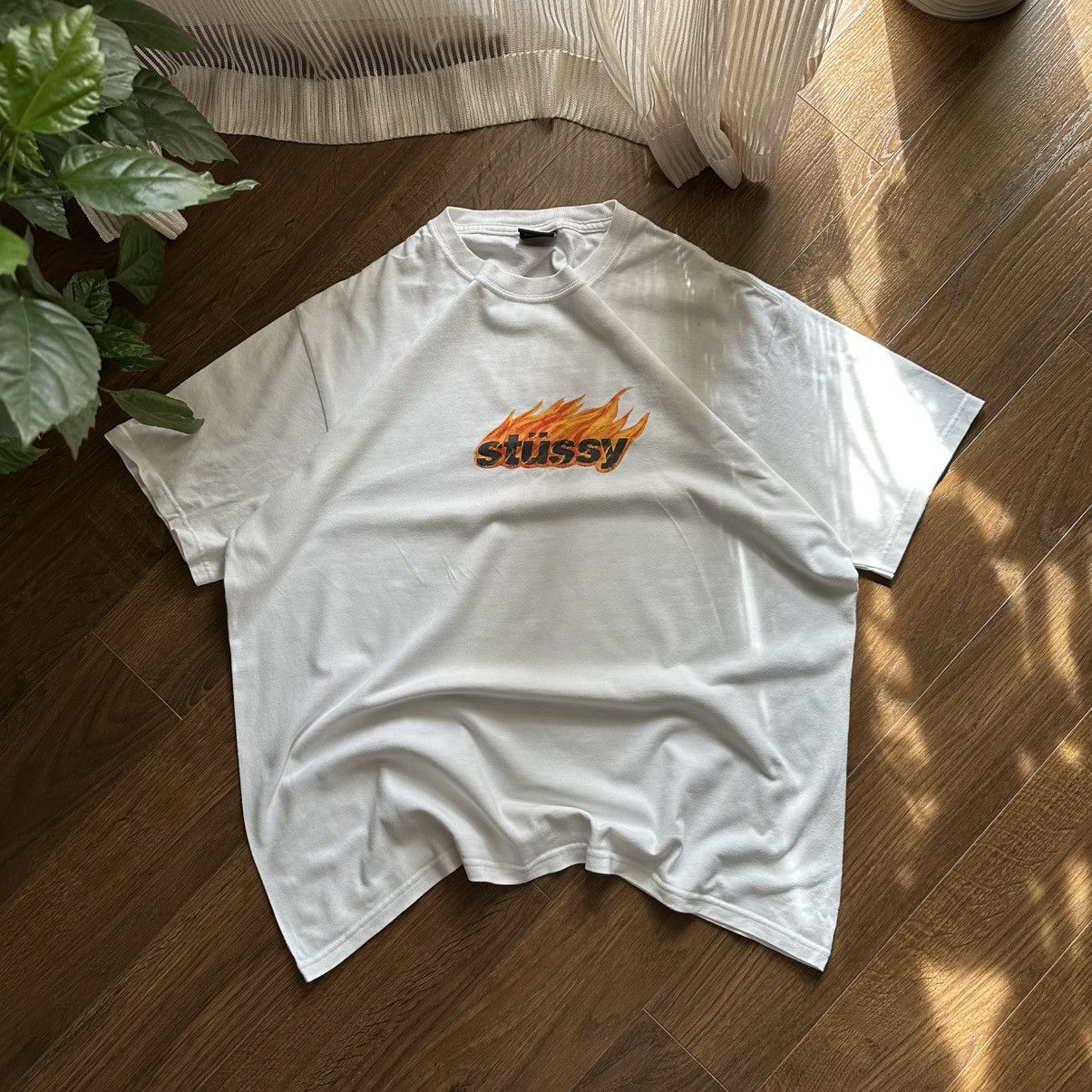 Stussy Stussy Flames T-Shirt rare y2k graphic supreme oversize Size US L / EU 52-54 / 3 - 2 Thumbnail