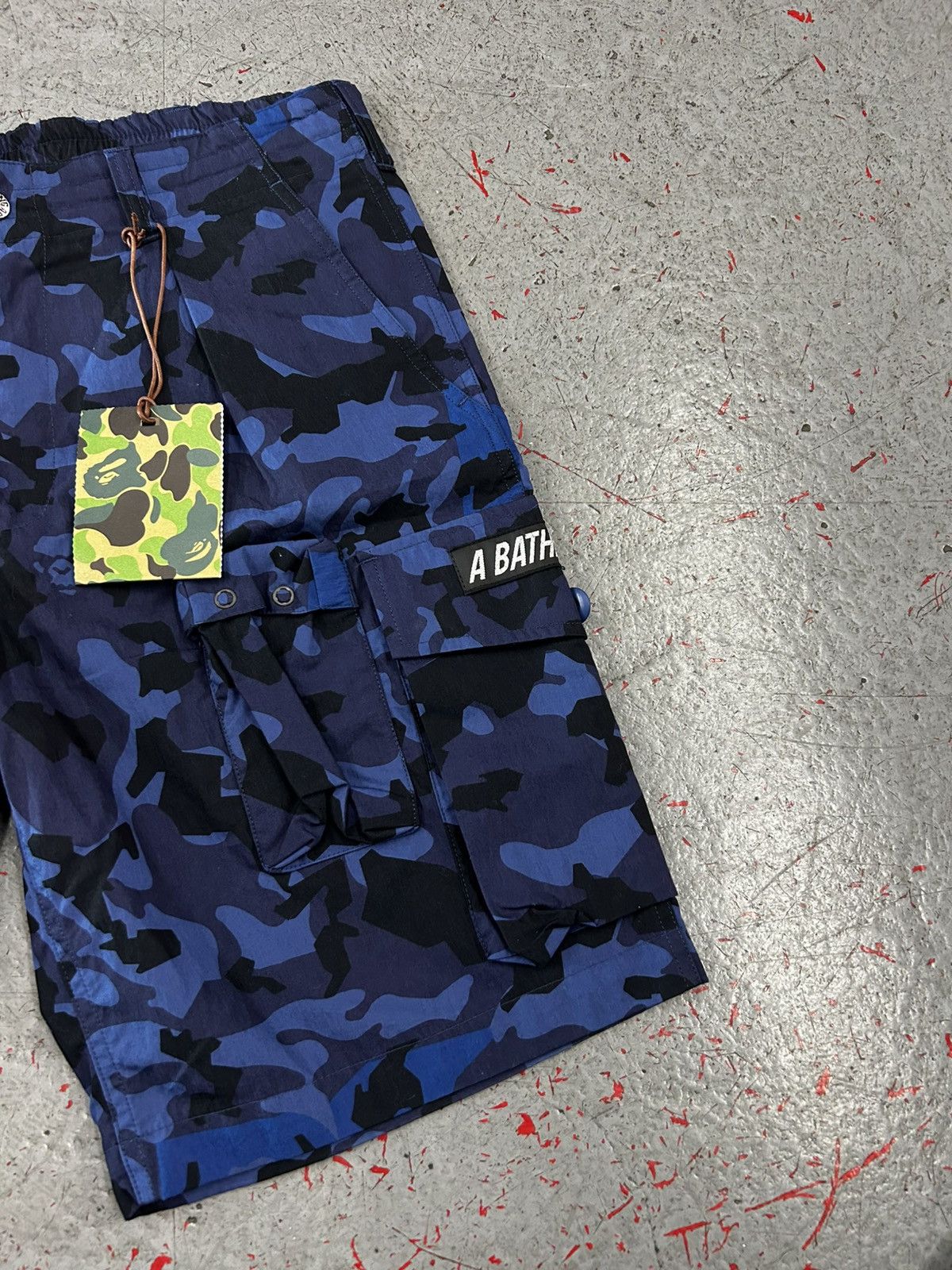 Bape Bape Sand Camo Blue Cargo Shorts Size Medium NEW Size US 33 - 3 Thumbnail