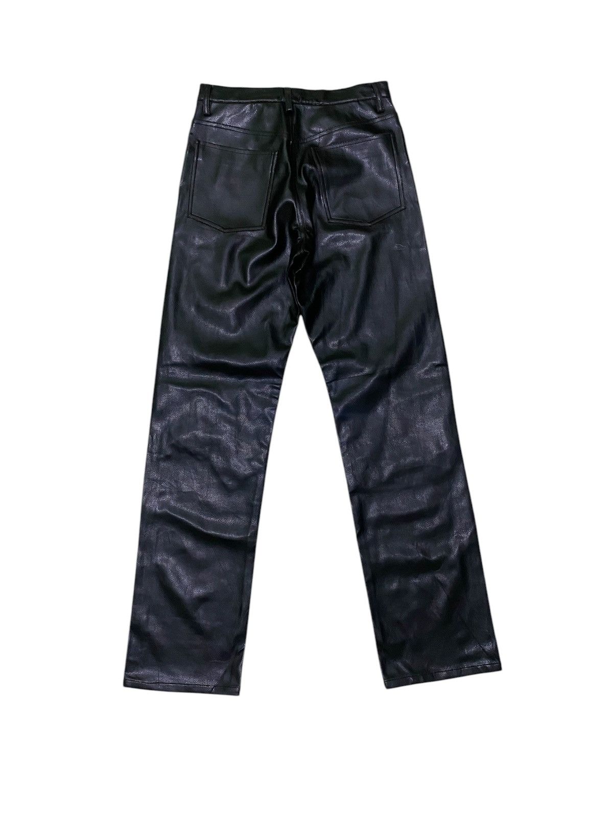 Japanese Brand × Leather Root Three Synthetic Leather Pant Size US 29 - 2 Thumbnail