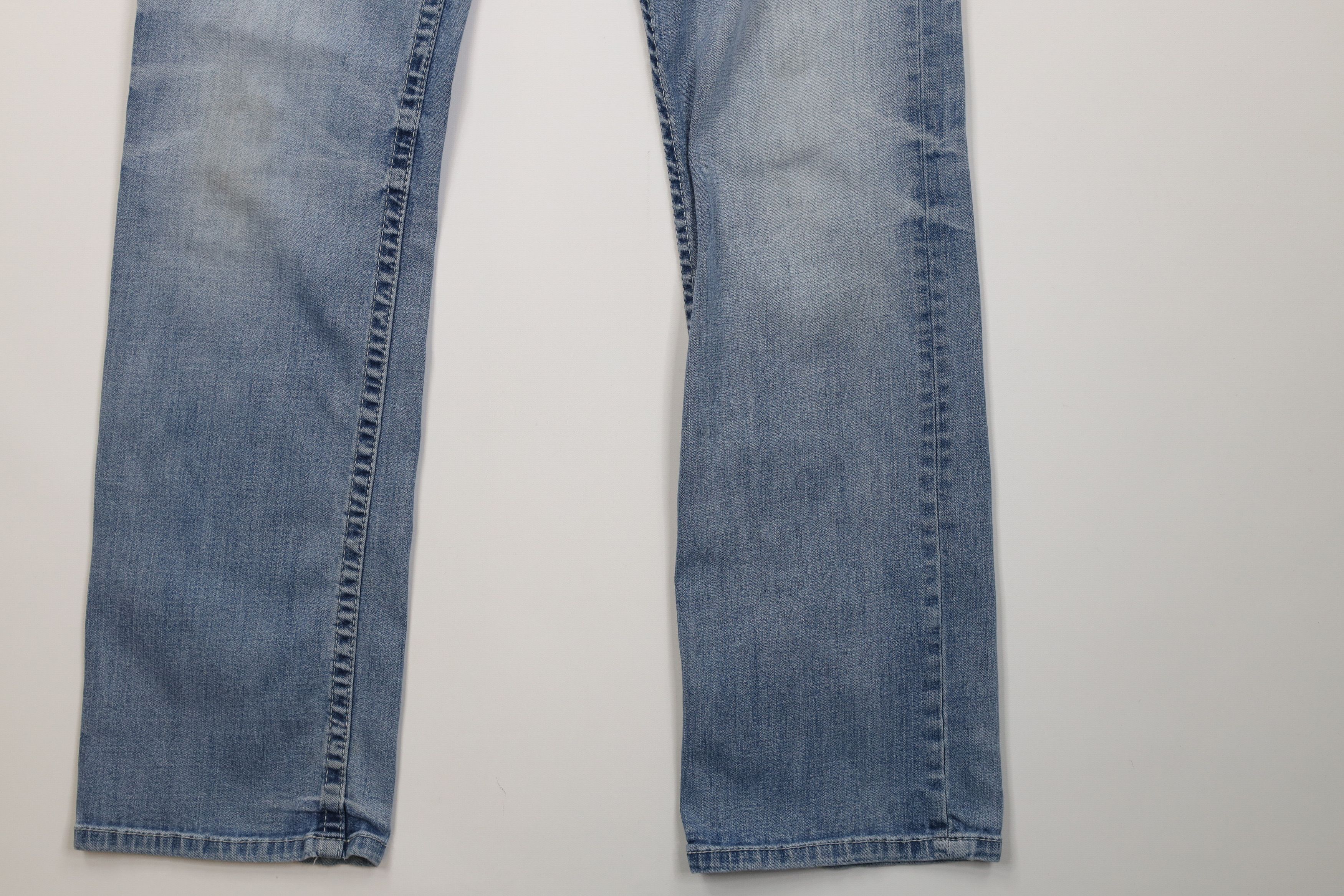 Vintage Buckle BKE Thick Stitch Jake Bootleg Denim Jeans Stretch Size US 32 / EU 48 - 5 Thumbnail