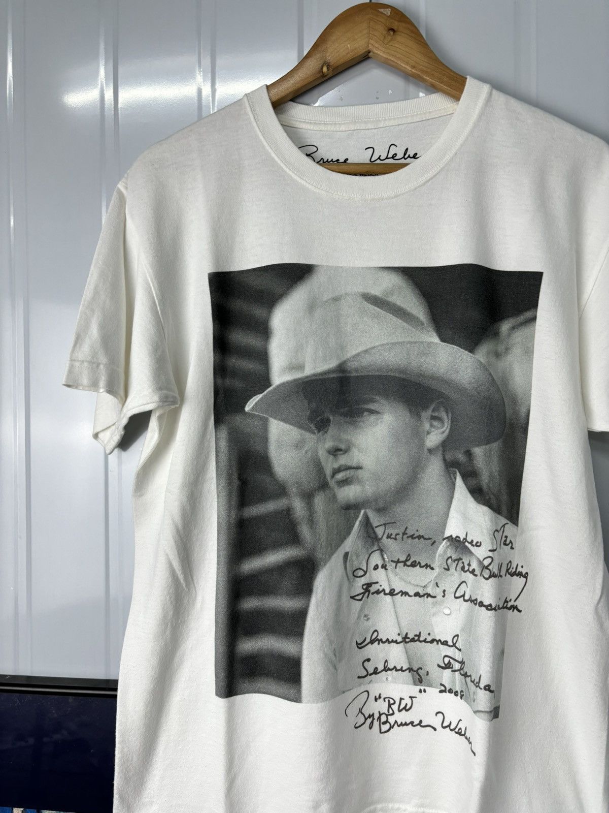 Vintage × Weber RARE! Bruce Weber Phototee Art Size US L / EU 52-54 / 3 - 4 Thumbnail