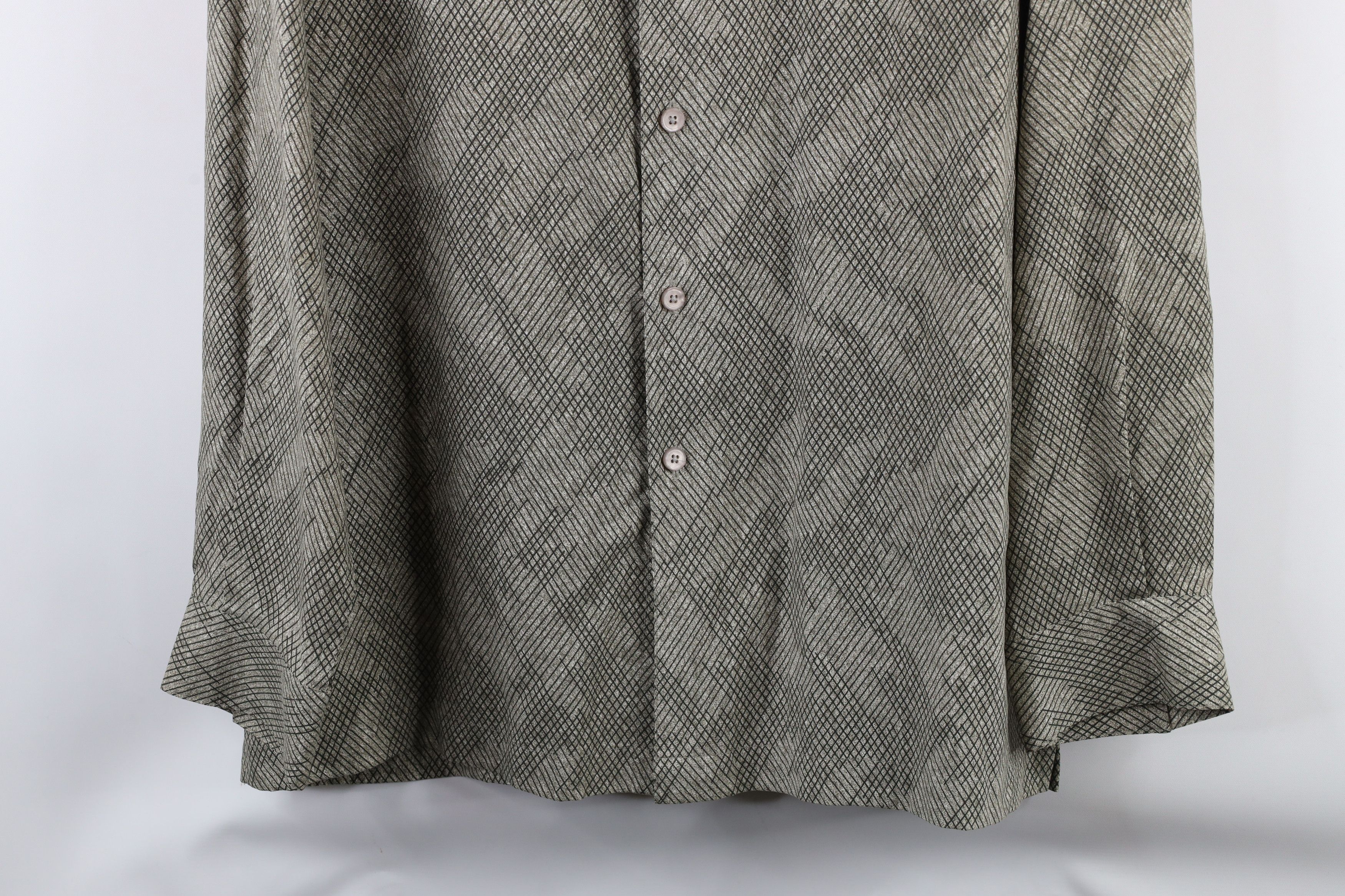 Vintage Vintage 90s Streetwear Cross Hatch Long Sleeve Button Shirt Size US M / EU 48-50 / 2 - 3 Thumbnail