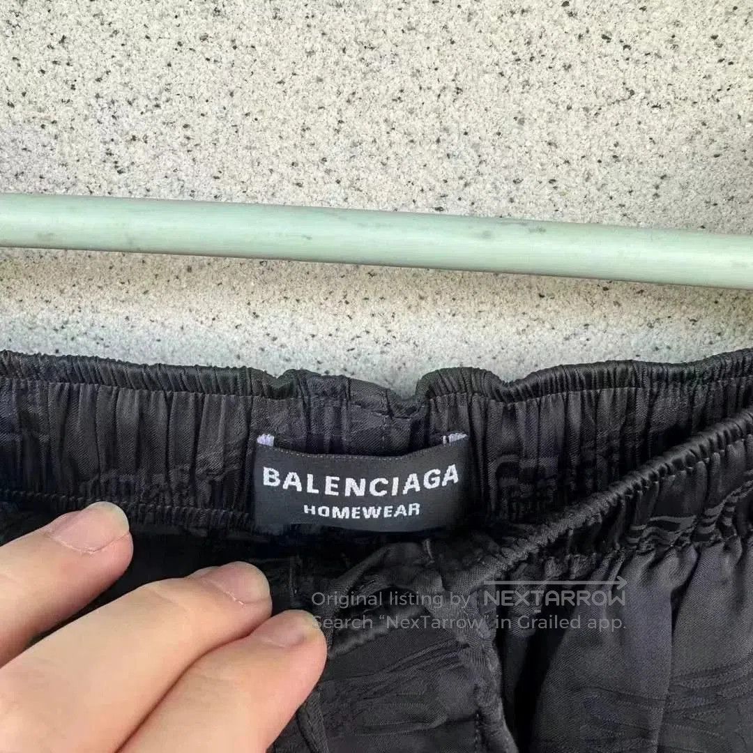 Balenciaga Balenciaga Pleated Slogan All. Size US 30 / EU 46 - 4 Thumbnail