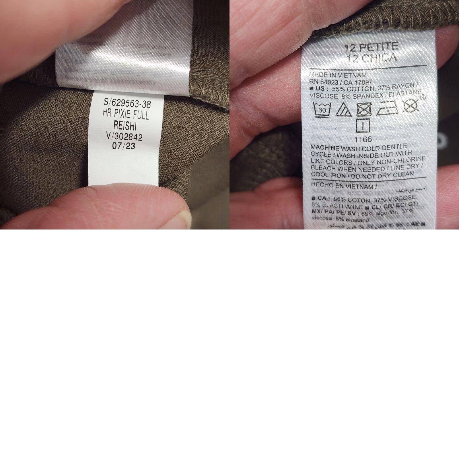 Old Navy VINTAGE Old Navy Pants Womens 12 Petite Brown High Rise Pixie Skinny Stretch Office Pixie Womens 12 Petite Brown High Rise Skinny Stretch Office Size 34" / US 12 / IT 48 - 8 Thumbnail