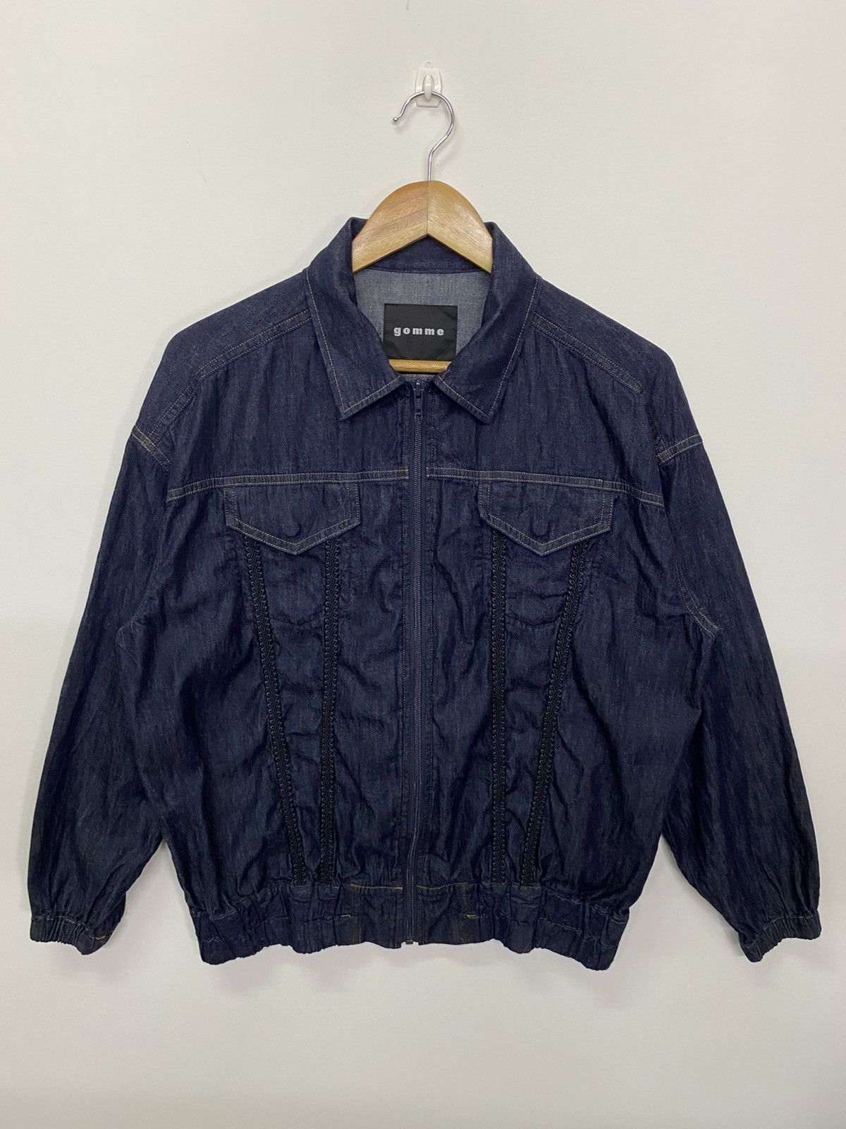 gomme Japanese Brand Gomme Bomber Zipper Jacket Made In Japan Size US M / EU 48-50 / 2 - 1 Thumbnail