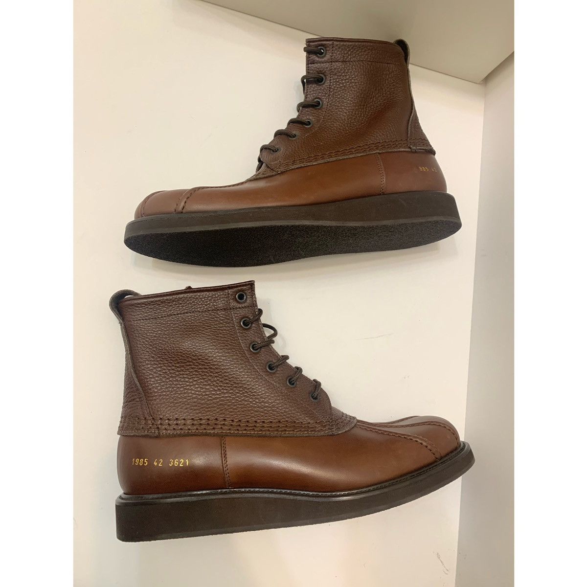 image of Common Projects Duck Boots in Brown, Men's (Size 9)