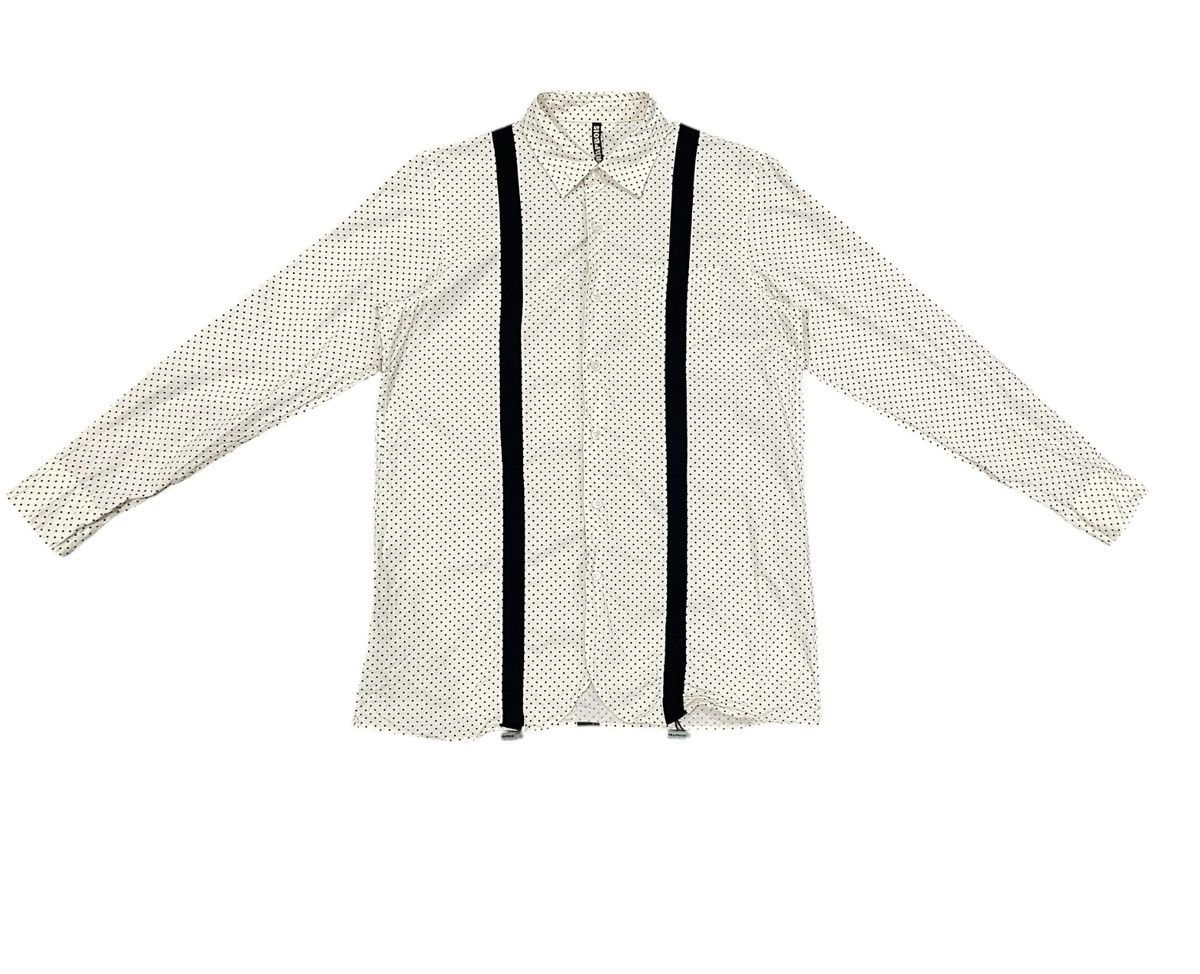 Frapbois Frapbois Issey Miyake Suspender Lining Dotted Iconic Shirtes Size US M / EU 48-50 / 2 - 11 Thumbnail