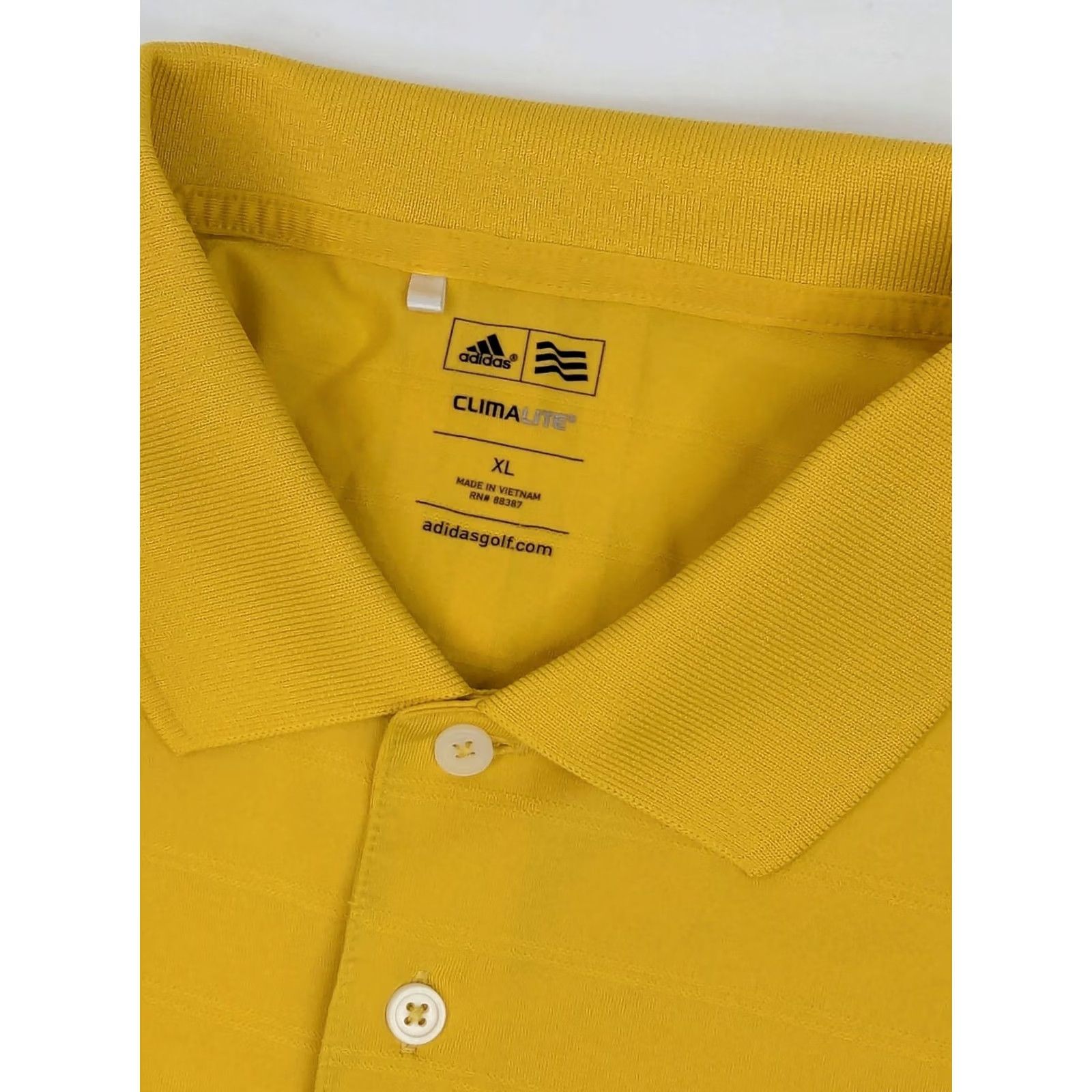 Adidas Adidas Climalite Golf Polo Shirt Men XL Short Sleeve Texture Stripes 938007 Size US XL / EU 56 / 4 - 4 Thumbnail