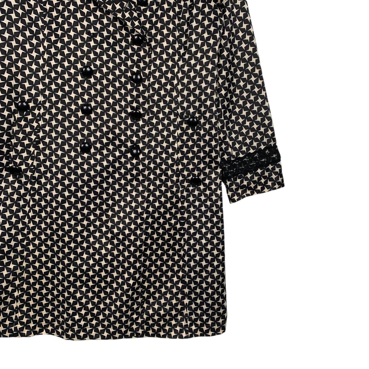 Japanese Brand Japanese Brand Lilicoj Polka Dot Double Breasted Trenchcoat Size M / US 6-8 / IT 42-44 - 5 Thumbnail