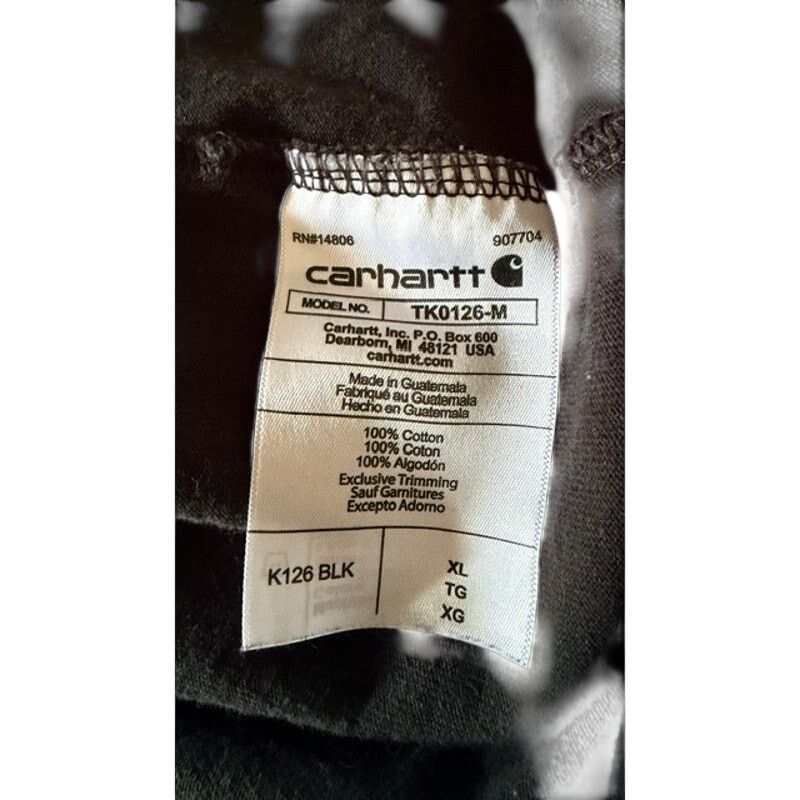 Carhartt Carhartt Black Long Sleeve Pocket T-Shirt Loose Fit XL Size US XL / EU 56 / 4 - 6 Thumbnail