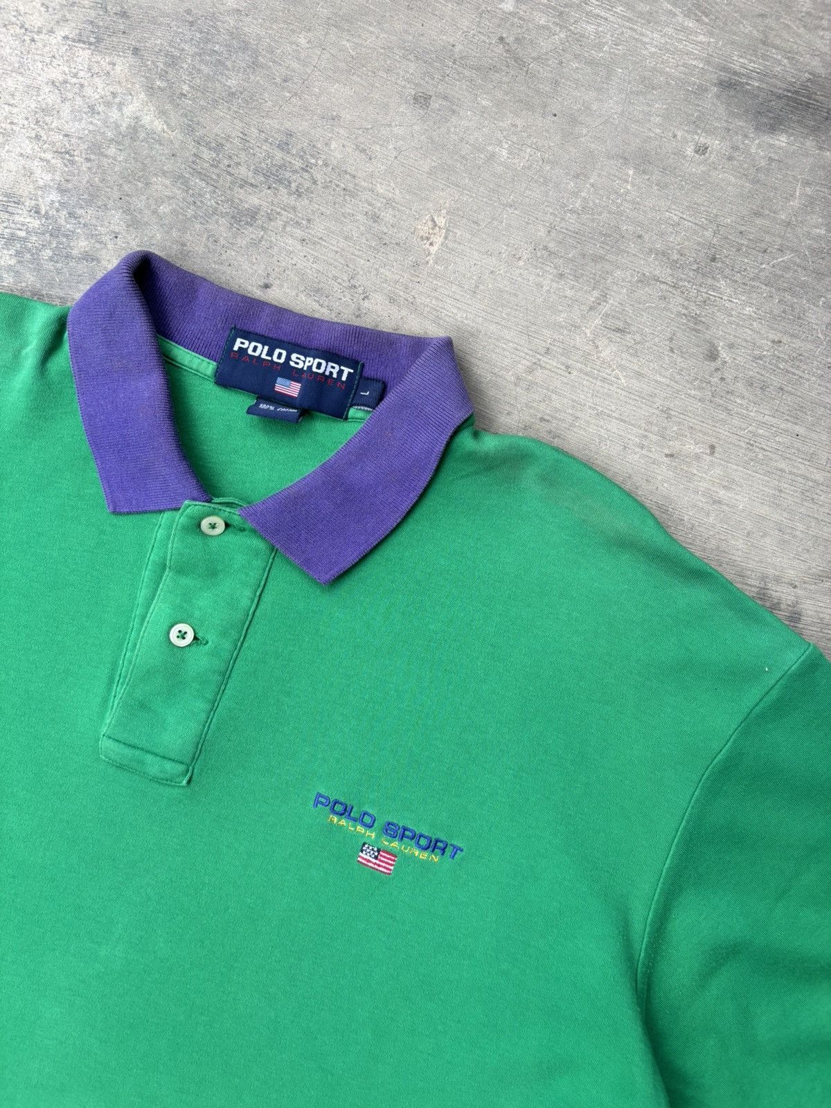 Polo Ralph Lauren Vintage 90’s Polo Sport by Ralph Lauren Polo Shirt Size US XL / EU 56 / 4 - 2 Thumbnail