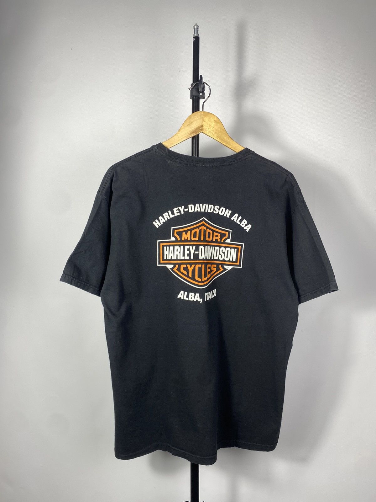 Harley Davidson × Vintage Vintage 90s Harley Davidson SEXY big print y2k T shirt Size US L / EU 52-54 / 3 - 9 Thumbnail