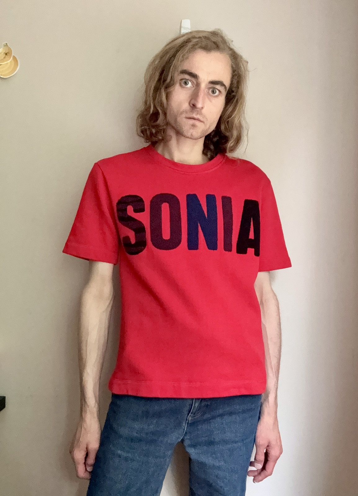 Sonia Rykiel Sonia Rykiel Embroidered Terry Cloth ‘SONIA’ Tee Size US S / EU 44-46 / 1 - 9 Thumbnail