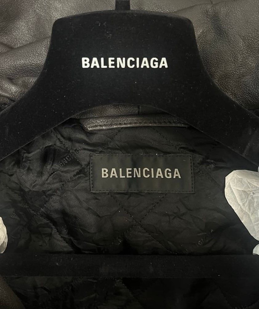 Balenciaga Balenciaga Sporty B Taxi Blouson Leather Jacket Size US S / EU 44-46 / 1 - 7 Thumbnail
