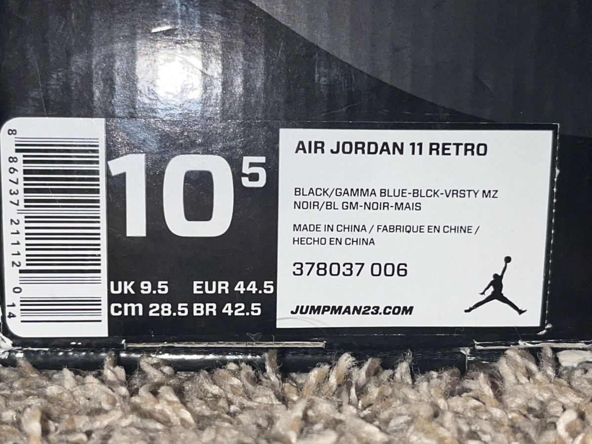 Jordan Brand 2013 Jordan Gamma 11 Size US 10.5 / EU 43-44 - 8 Thumbnail